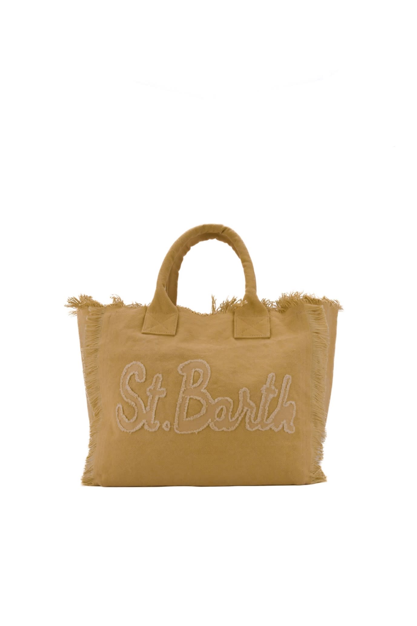 Shop Mc2 Saint Barth Vanity Patch Bag In Canvas