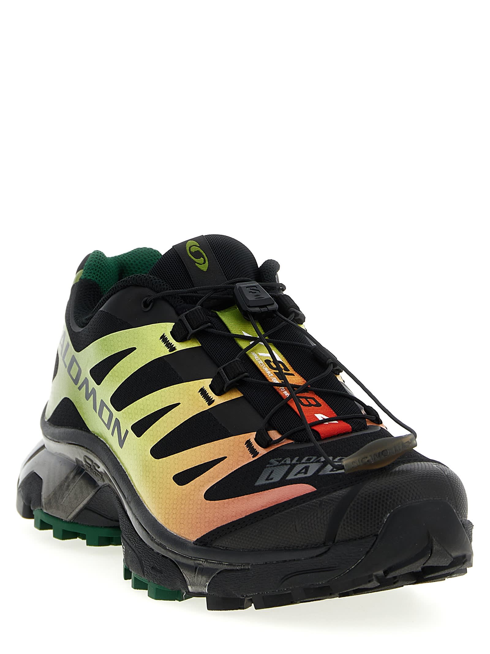 Salomon Round-toe Sneakers With Signature Logo In Multi