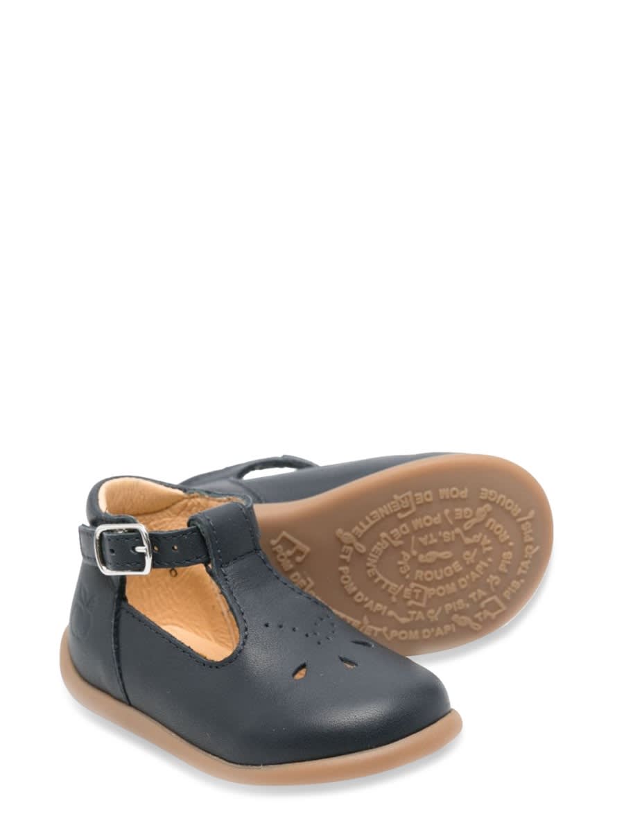 Pom D'api Stand-up Salome Shoes In Blue