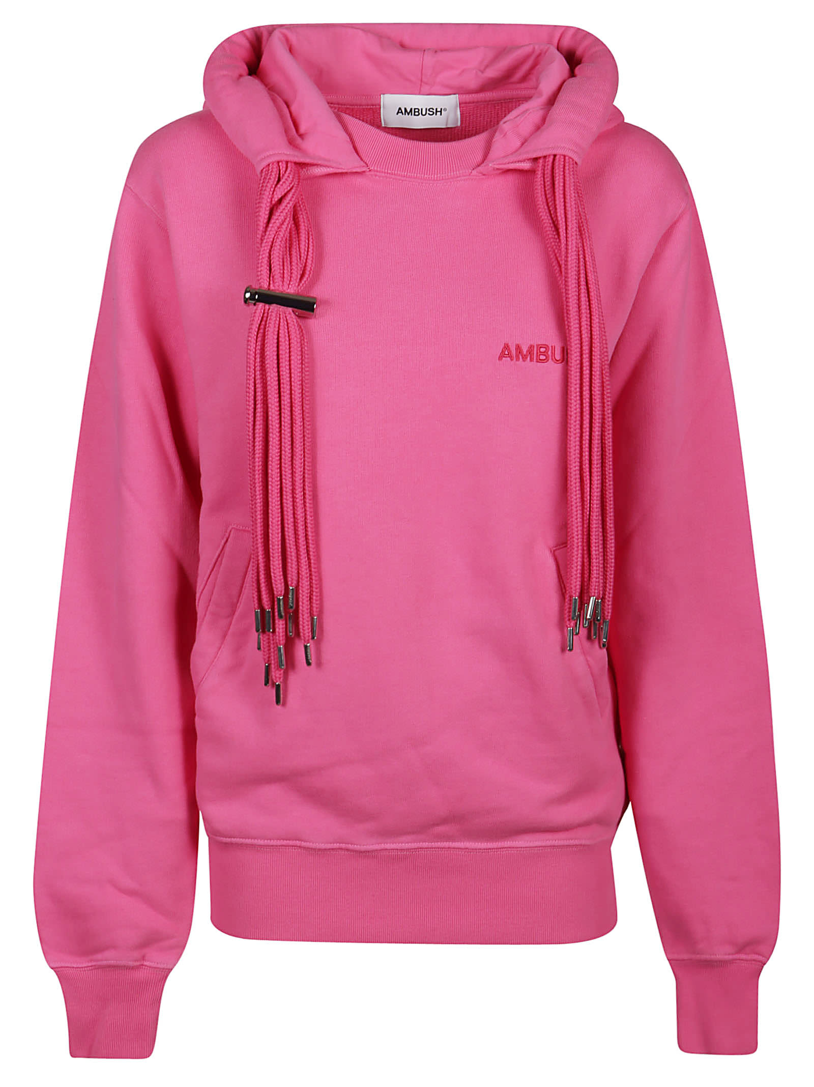 Shop Ambush Multicord Sweatshirt In Shocking Pink Carmine