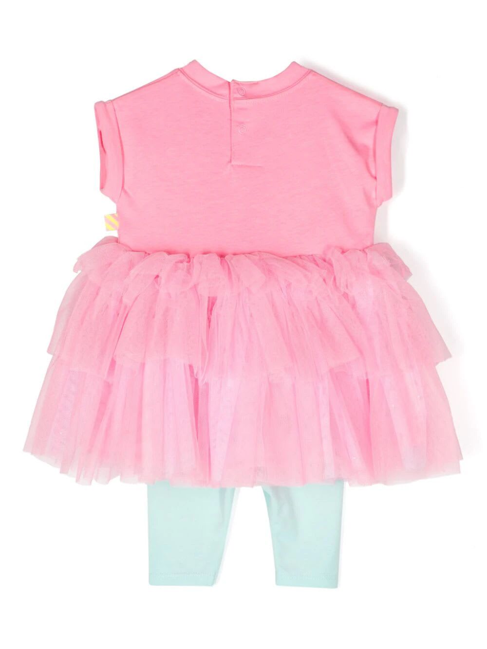 Shop Billieblush Set Dress Leggings In Pink