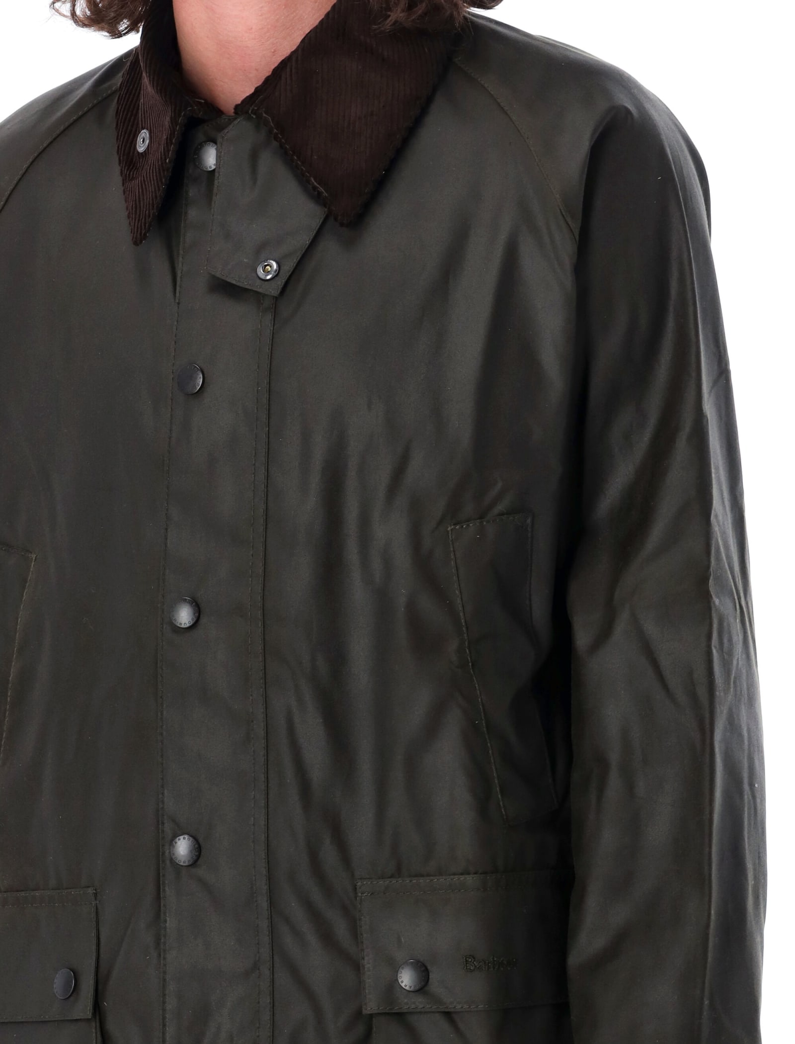 Barbour Bedale Wax Jacket In Olive Archivio