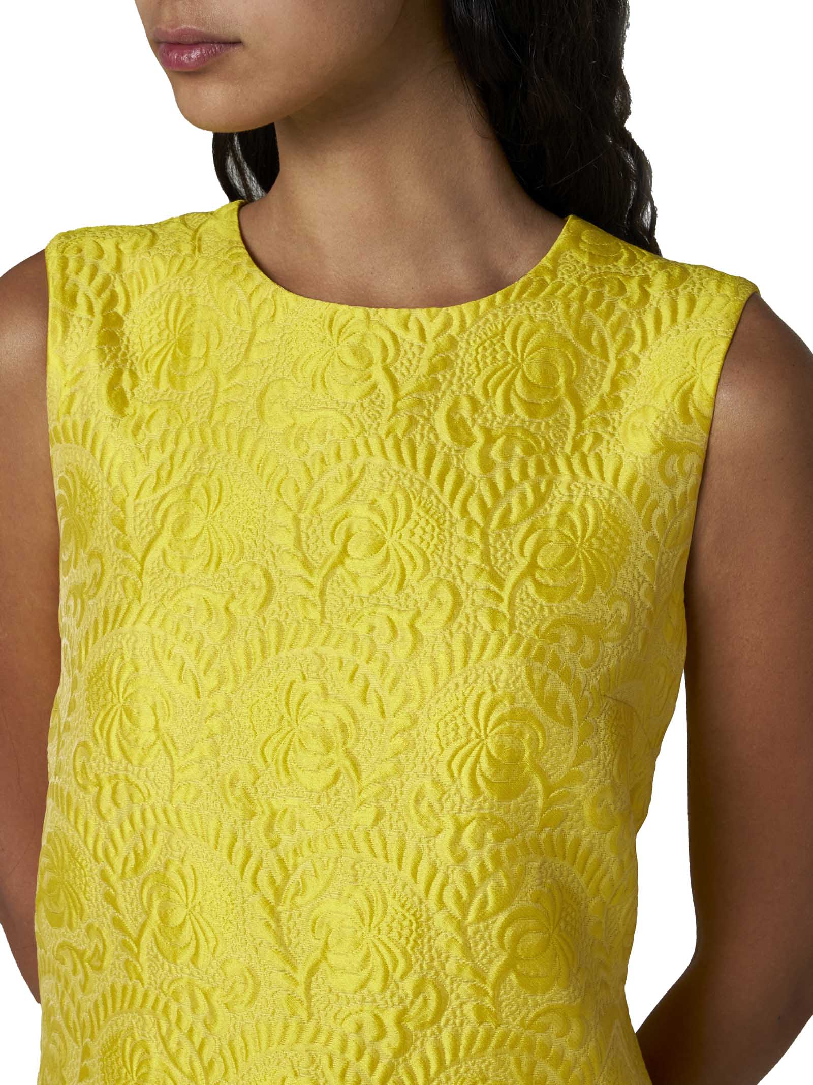 Shop Dolce & Gabbana Dress In Yellow