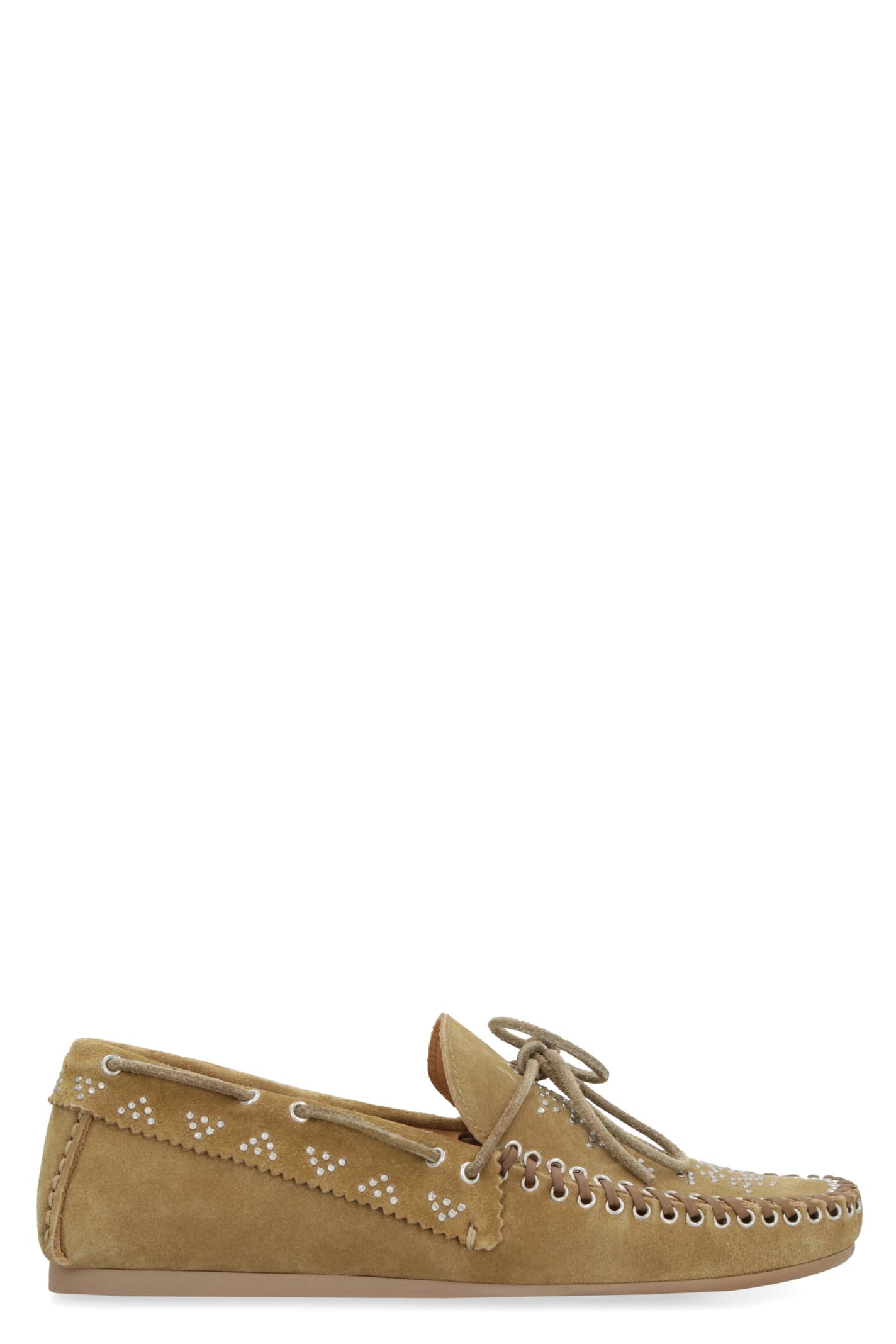 ISABEL MARANT FREEN STUDDED SUEDE LOAFERS