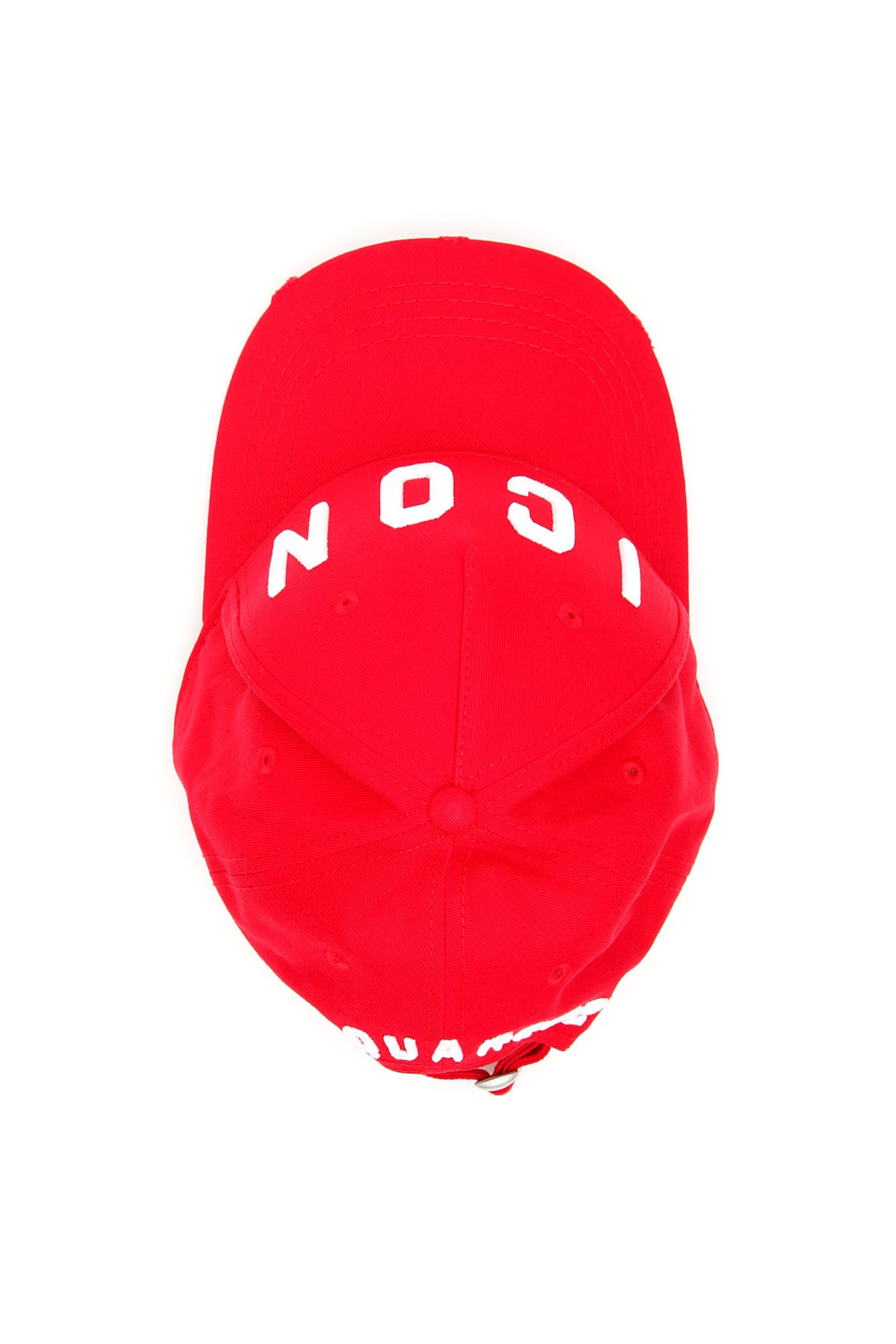 Shop Dsquared2 Icon Baseball Cap  In Red