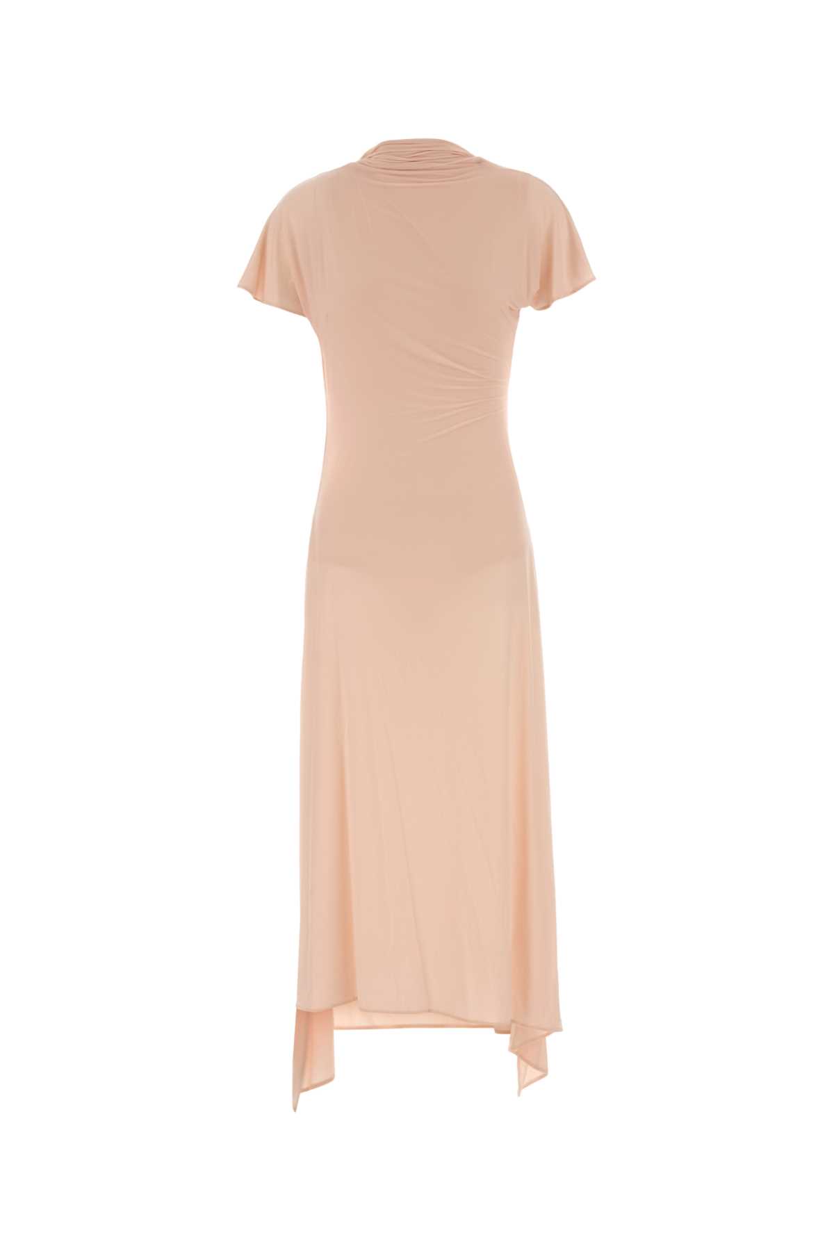 Magda Butrym Pastel Pink Stretch Crepe Dress