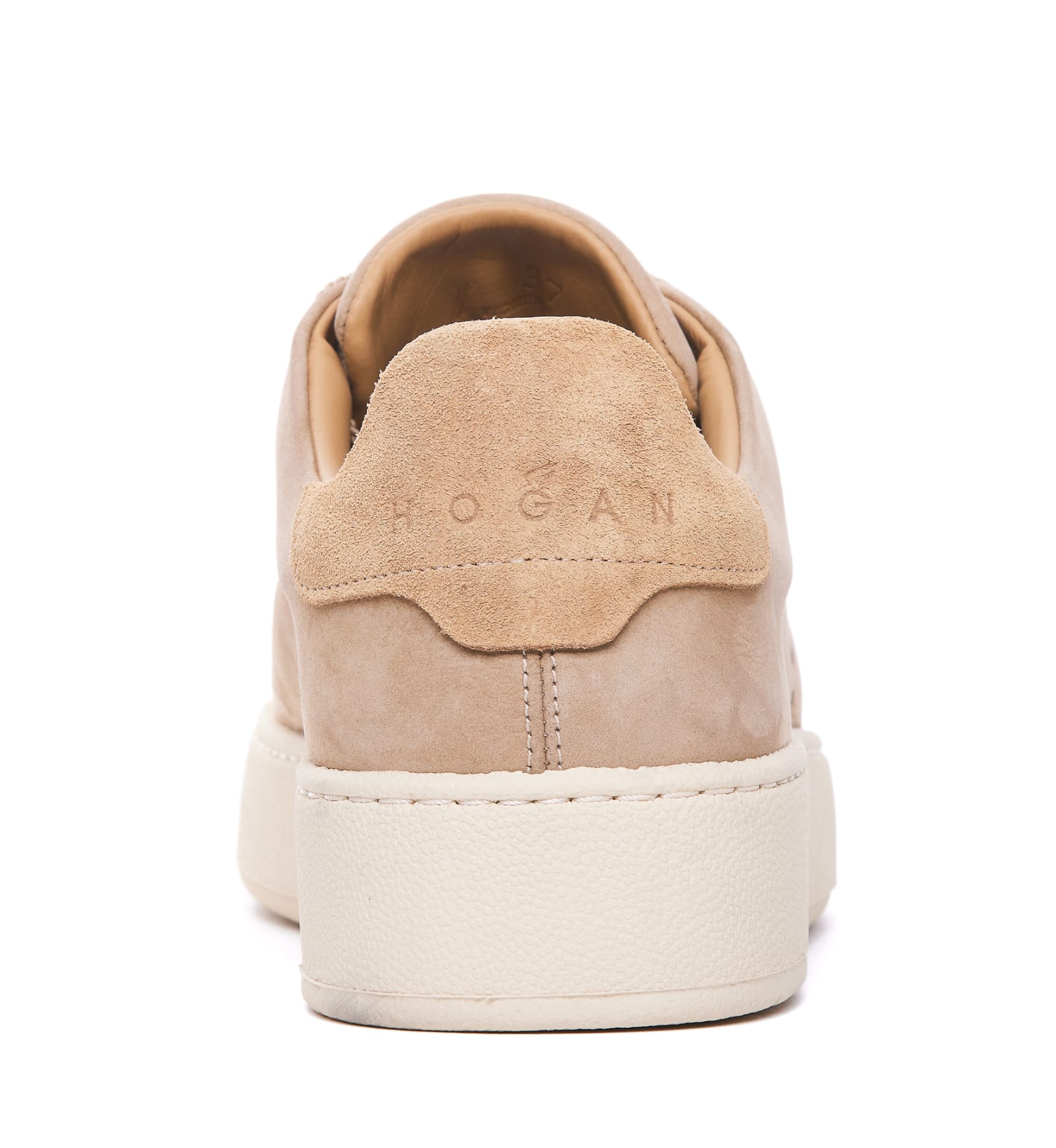 Shop Hogan H672 Sneakers In Beige