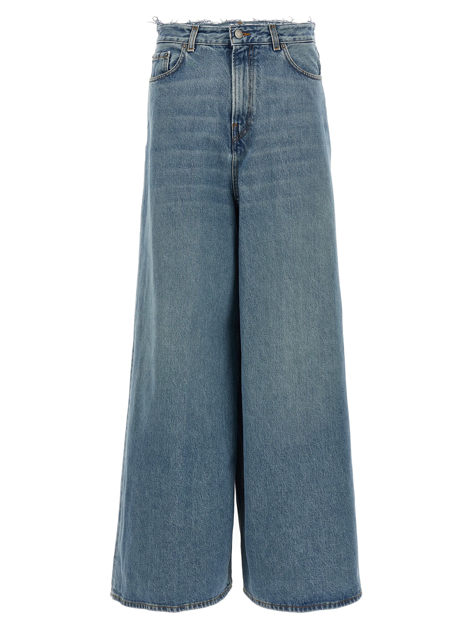 Haikure Big Bethany Wide Leg Jeans In Blue