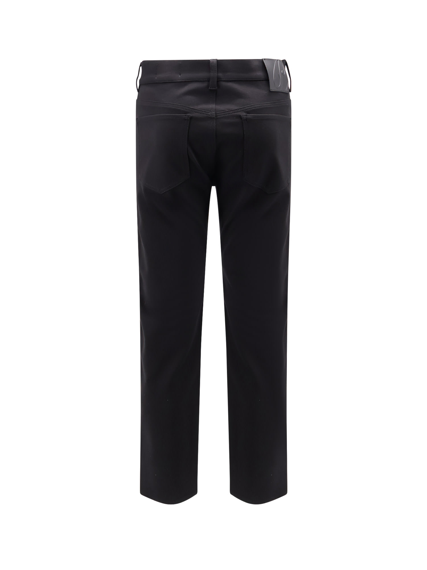 Pence Rico Viscose Blend Trousers In Black
