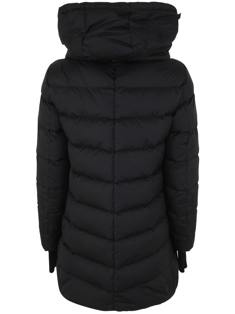 Shop Herno A-shape Chamonix In Black