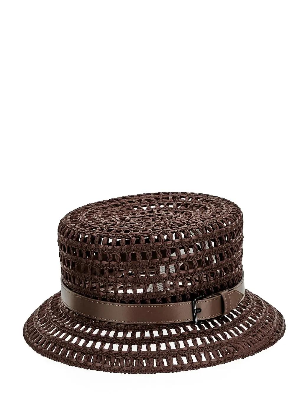 Shop Max Mara Uccio Hat In Brown
