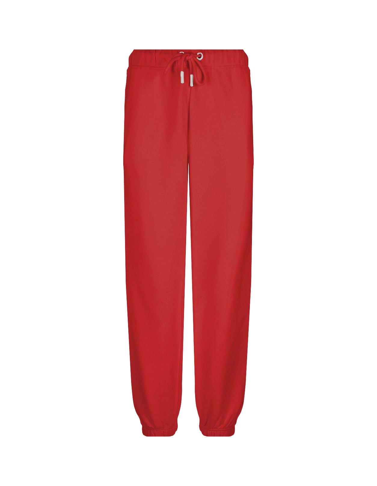 MONCLER RED COTTON JOGGERS