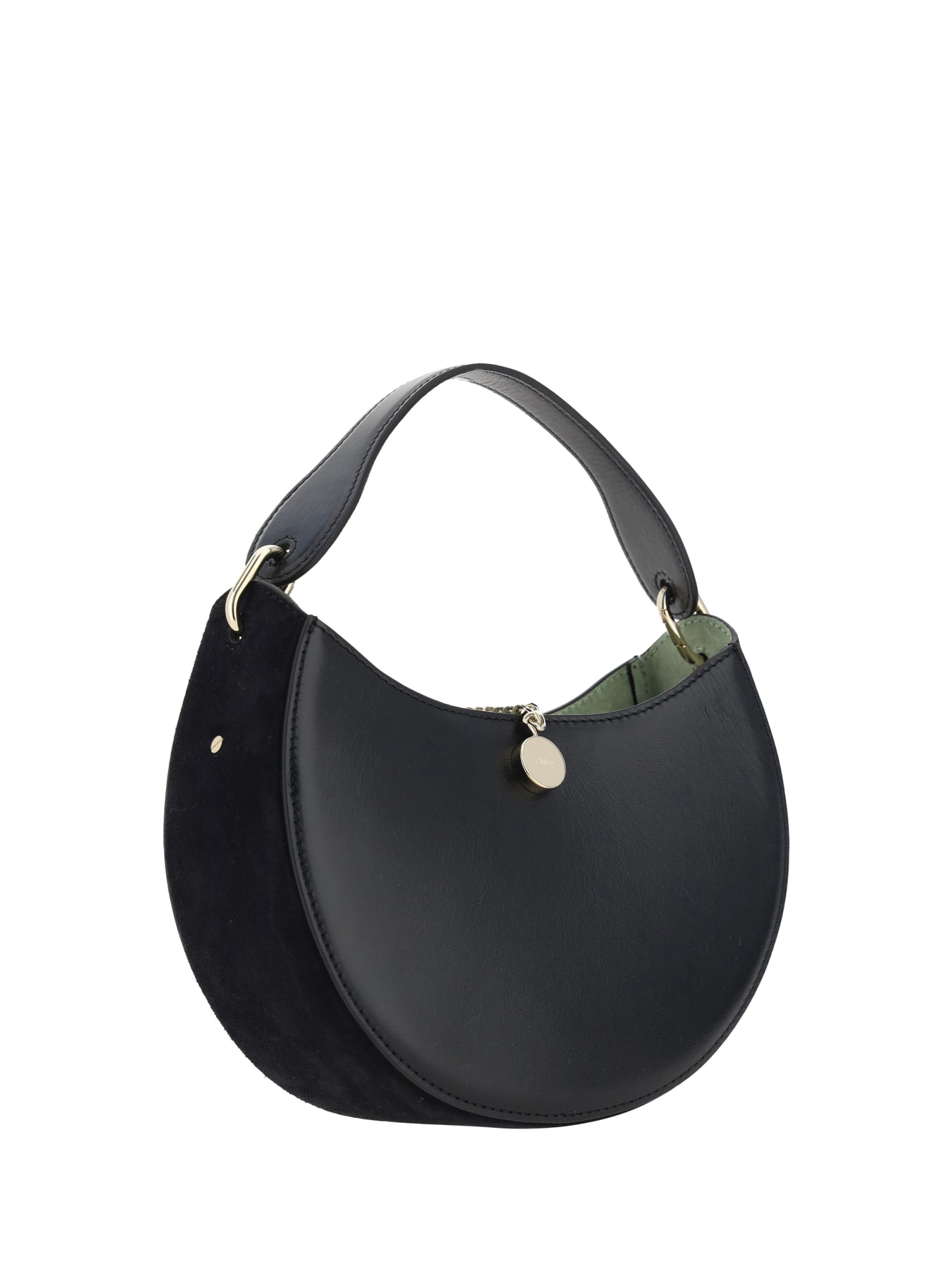 Shop Chloé Arlene Handbag In Black