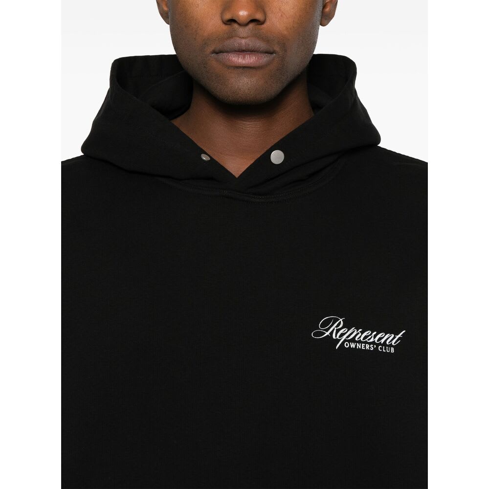Represent Men's Owners Club Zip Hoodie In Black