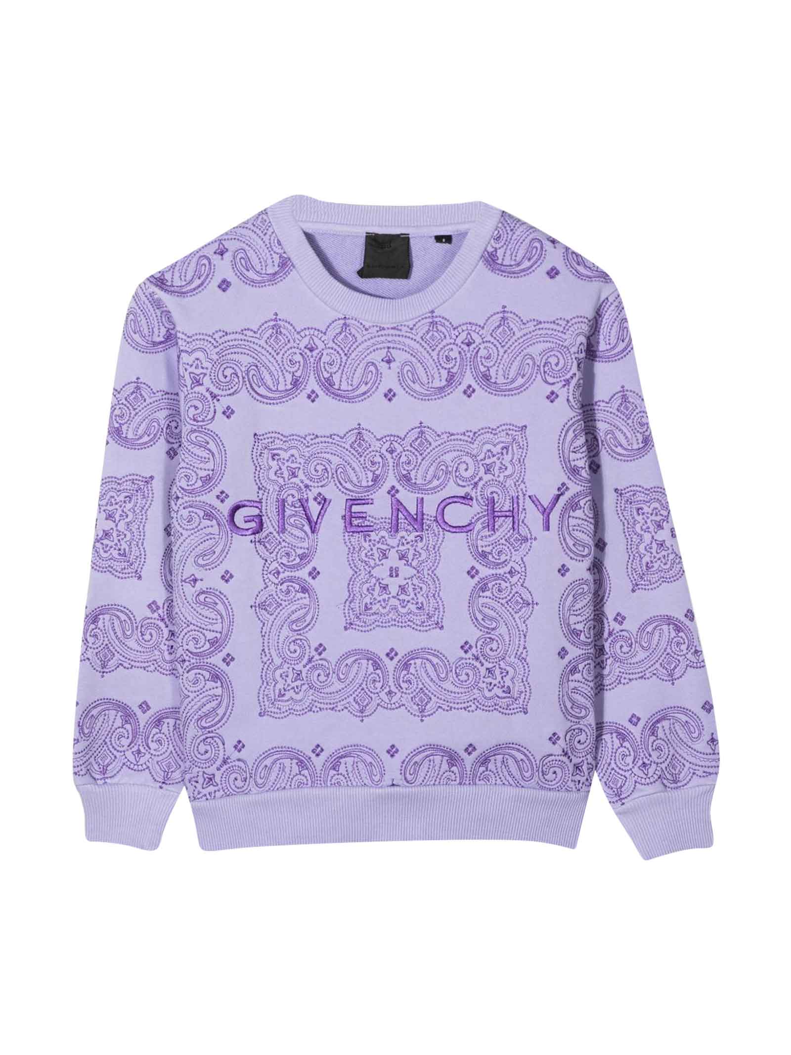 Givenchy Girl Sweatshirt With Embroidery