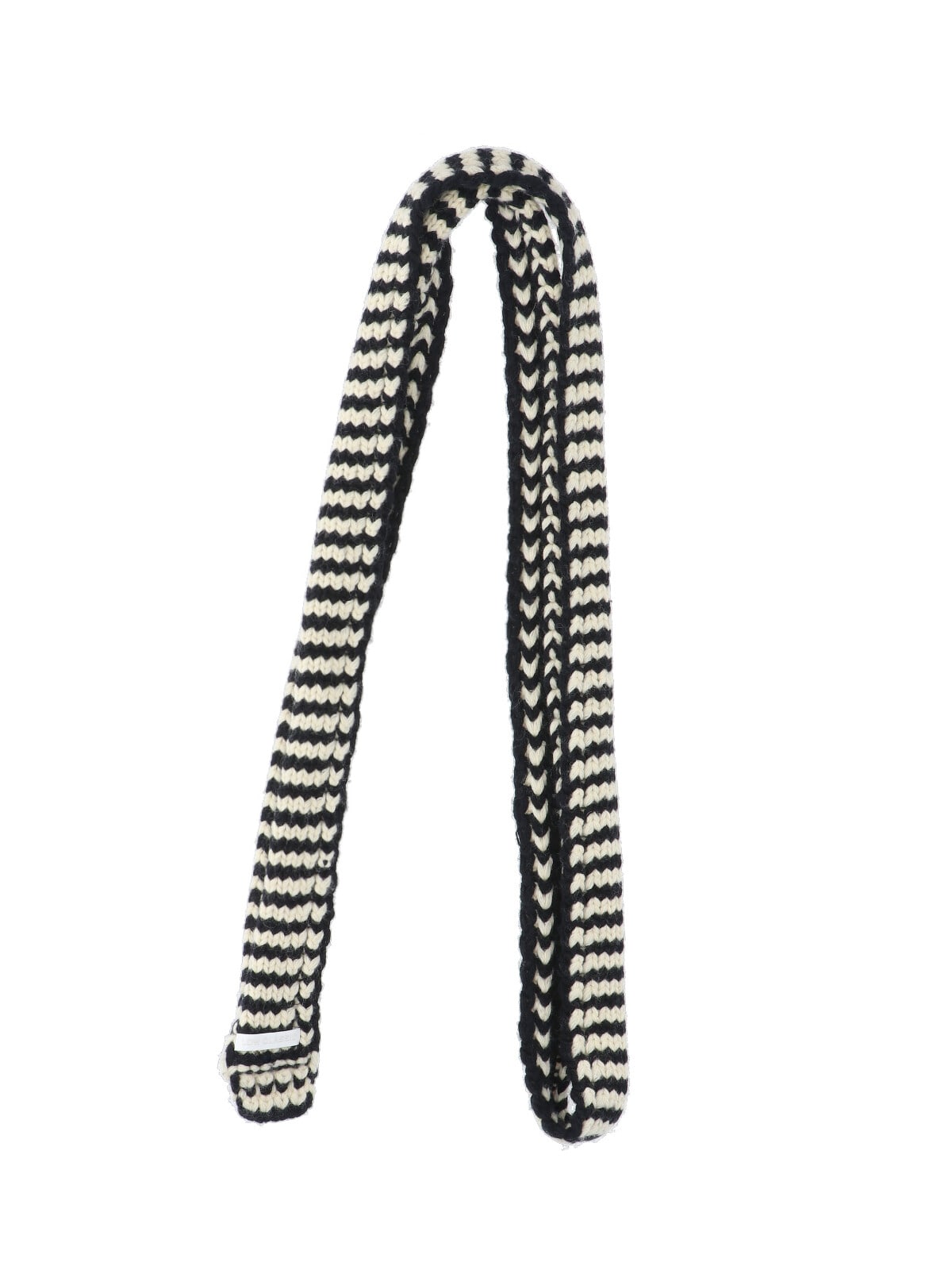 Low Classic Thin Scarf In Black
