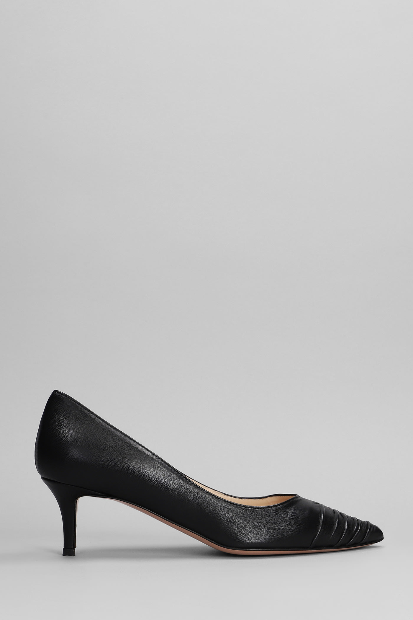 Shop Marc Ellis Ada Pumps In Black Leather