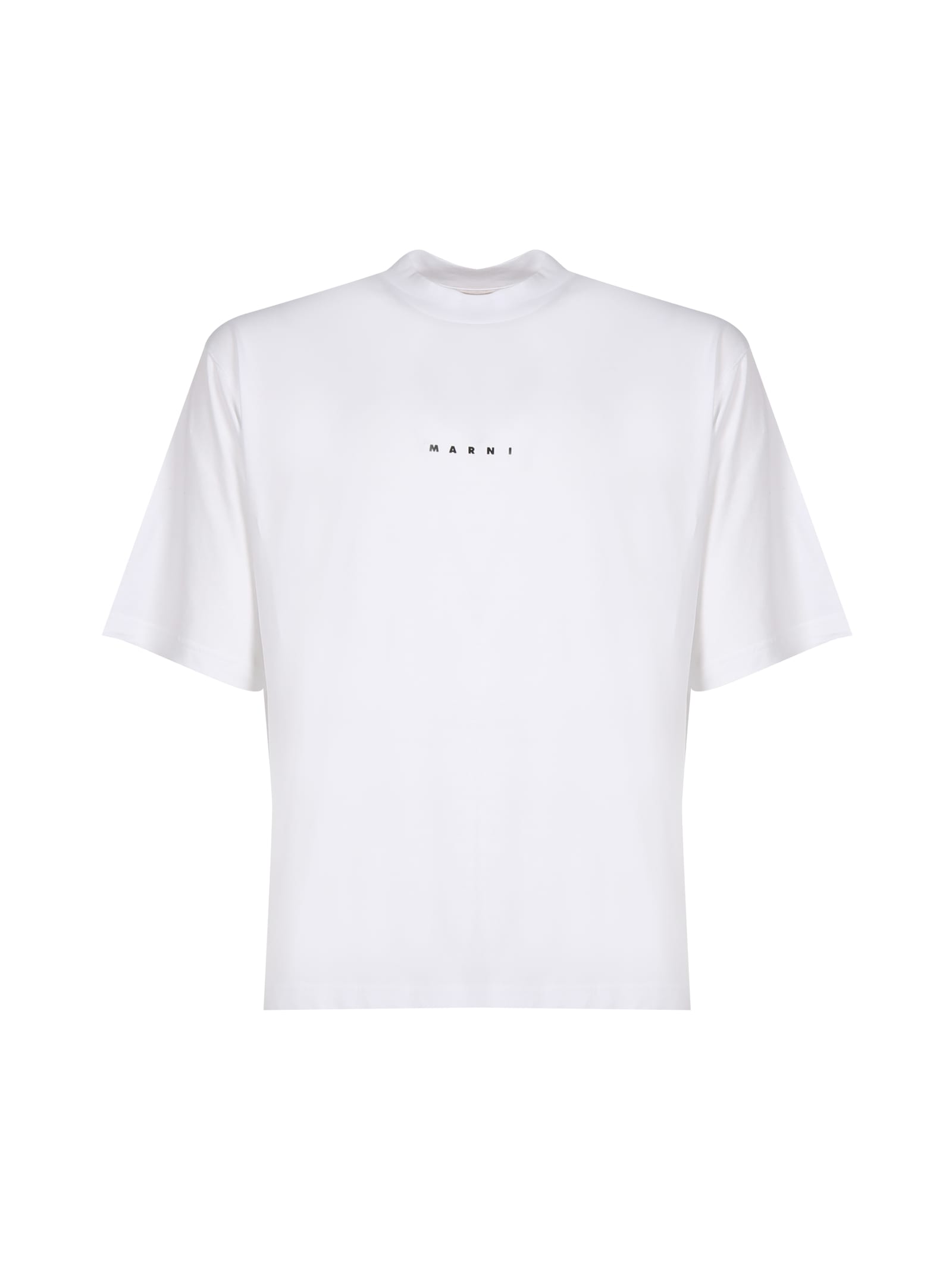 MARNI T-SHIRT WITH LOGO PRINT