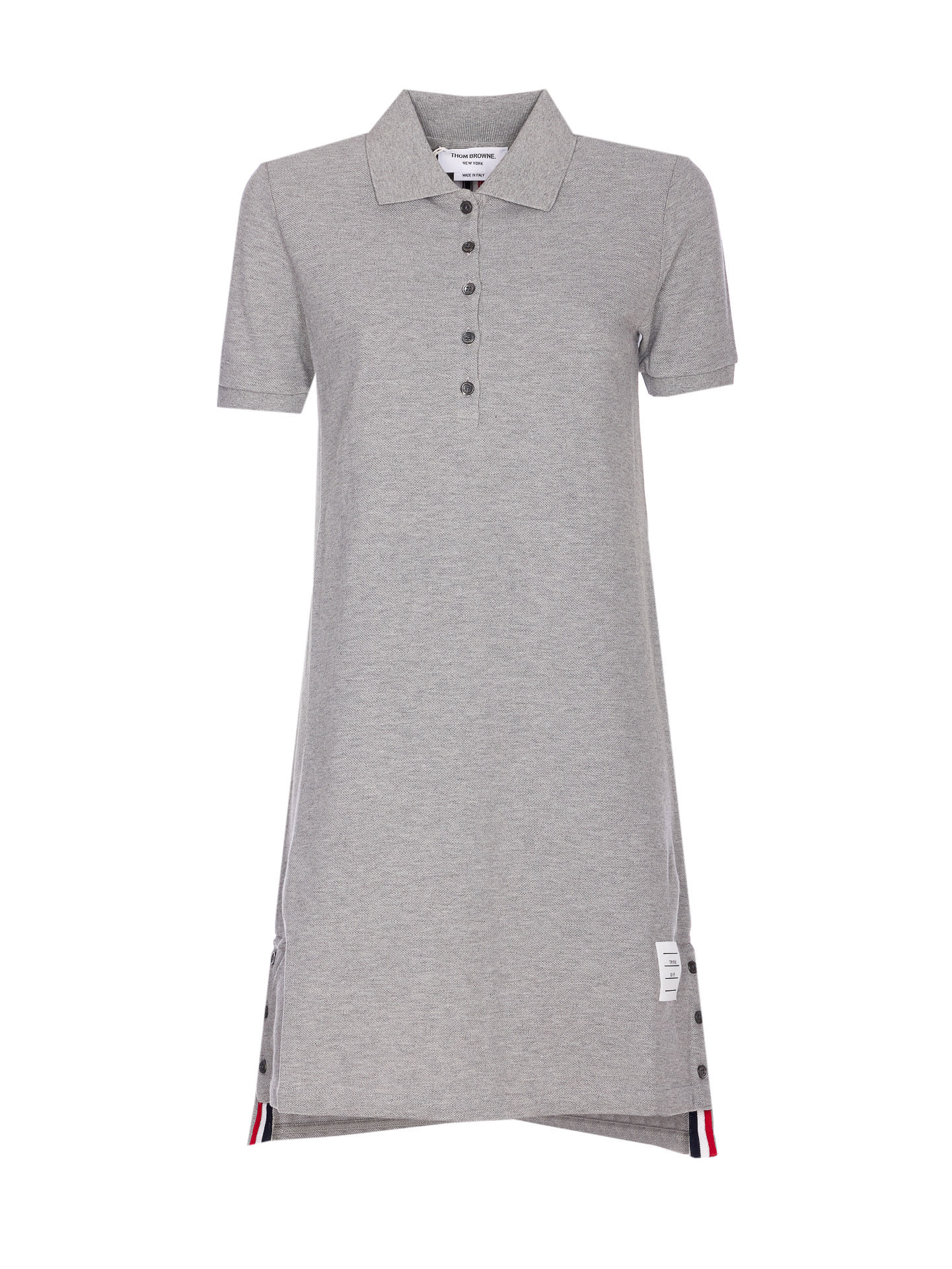 Thom Browne A-line Short Dress In Gray