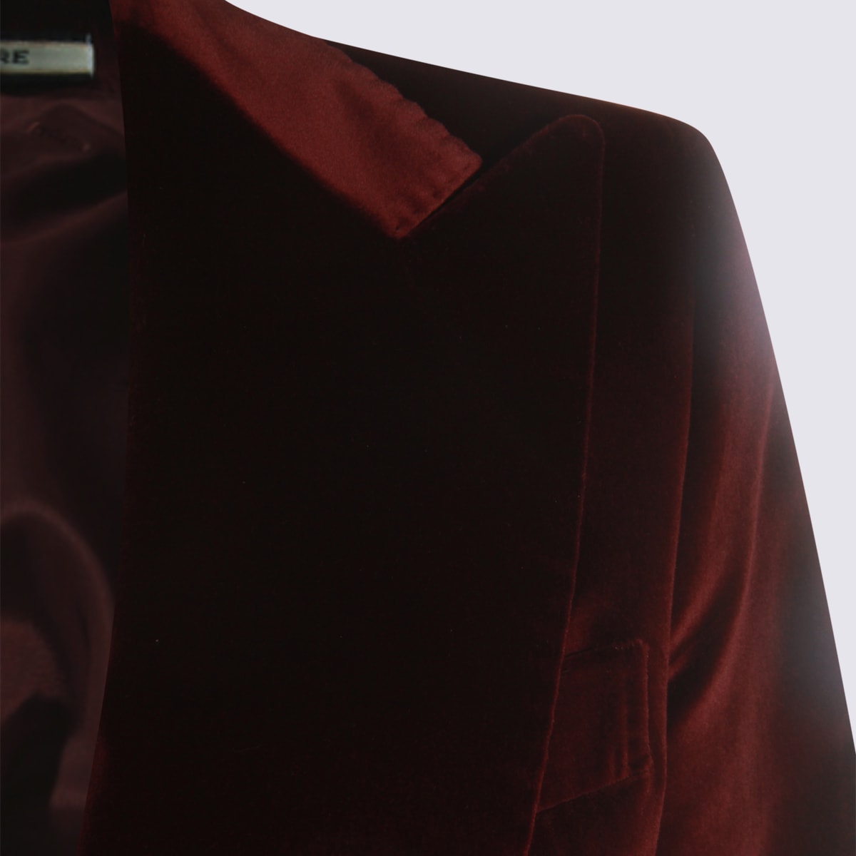 Tagliatore Double-breasted Velvet Blazer Gold-tone Buttons