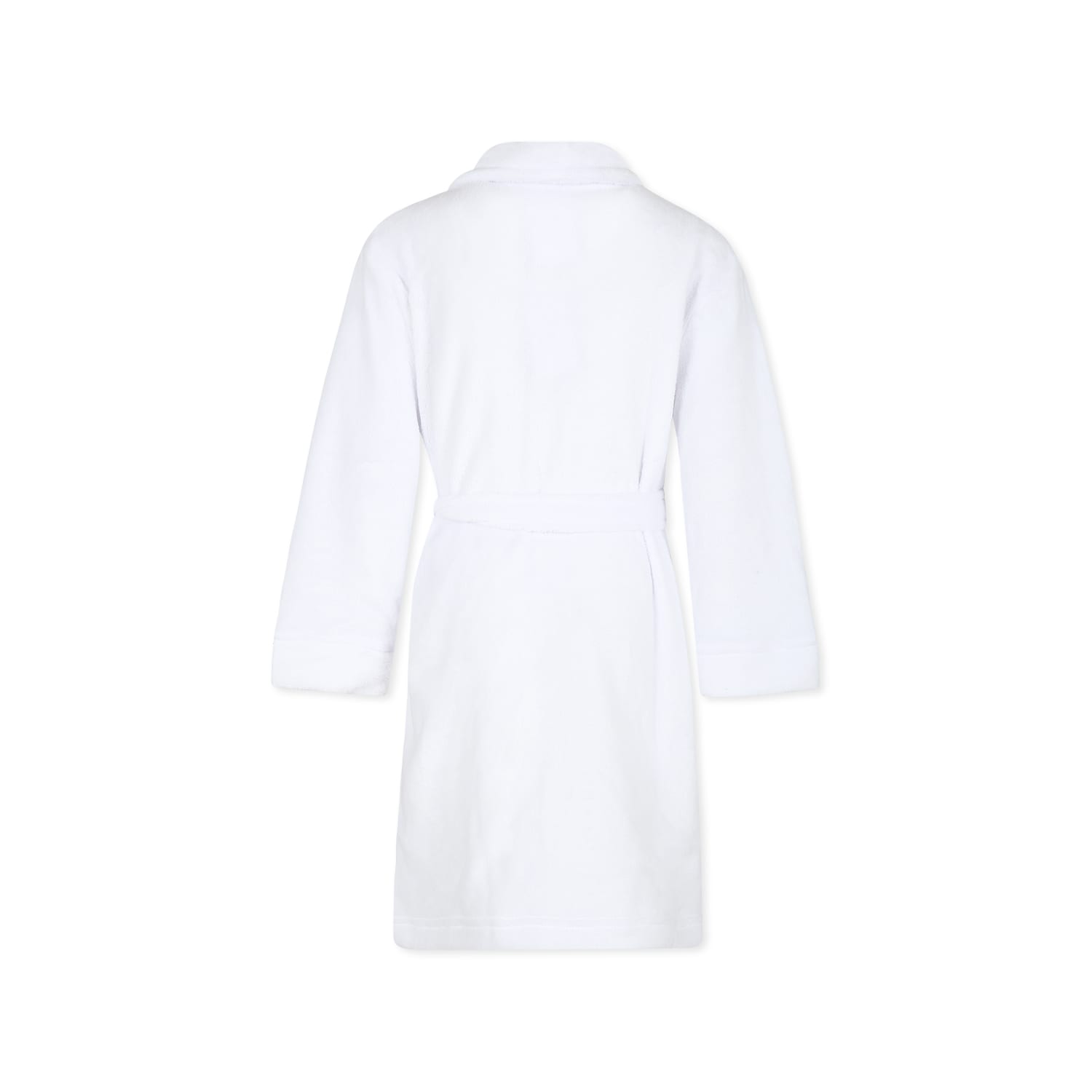 Ralph Lauren White Dressing Gown For Kids With Polo Bear In White