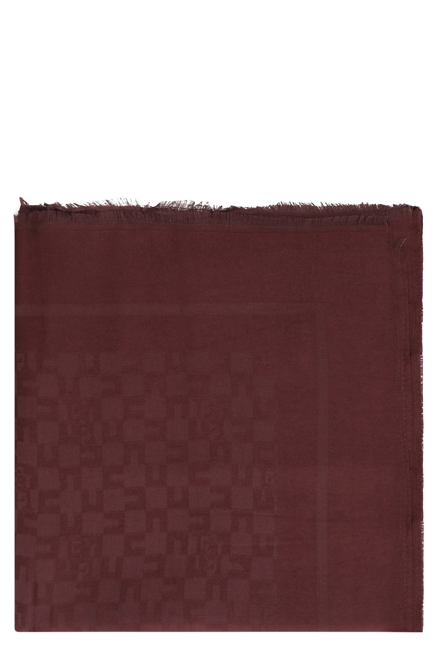 Elisabetta Franchi Jacquard Scarf In Purple