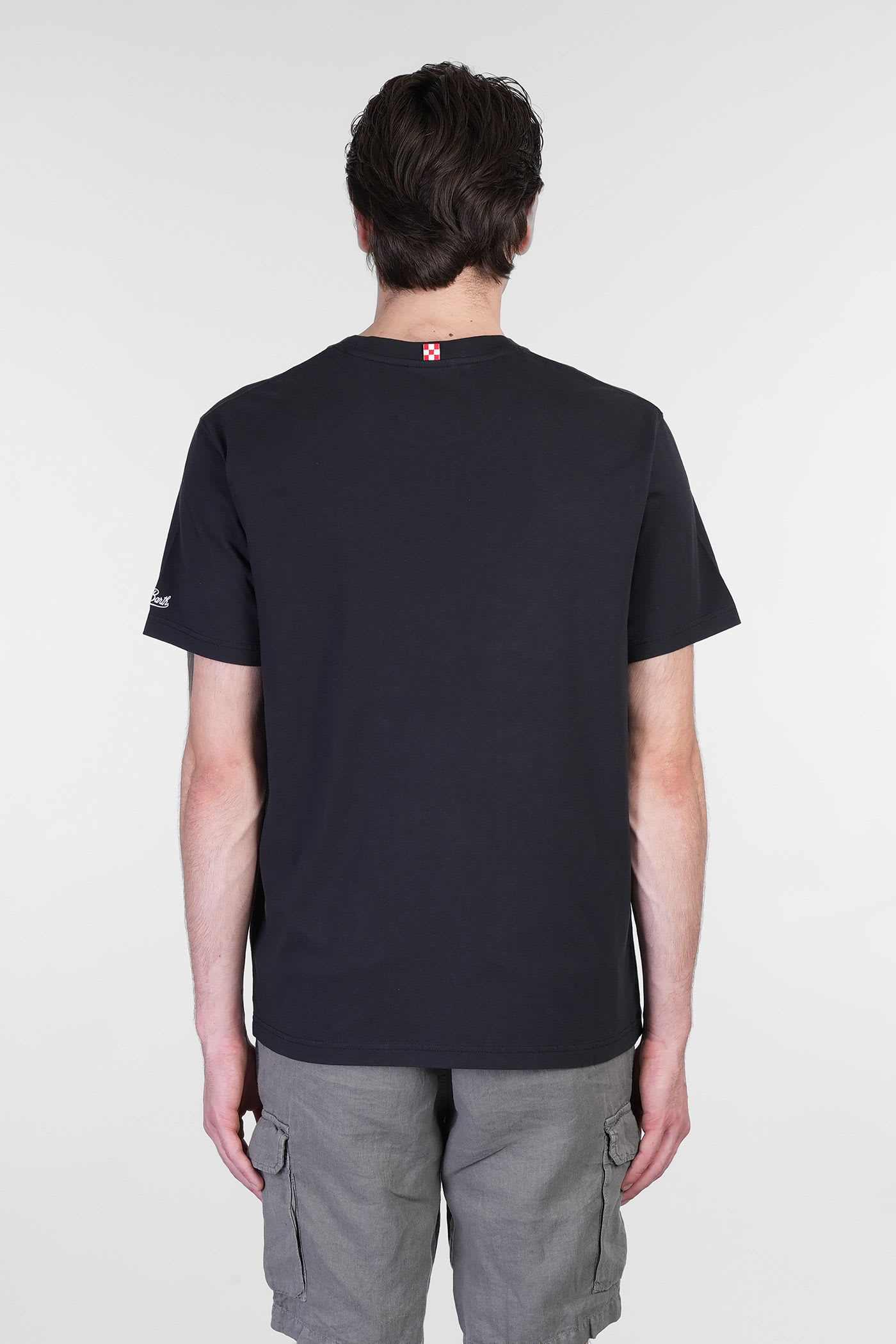 Mc2 Saint Barth Portofino Mi Piacciono Le Bocce Grandi T-shirt In Black