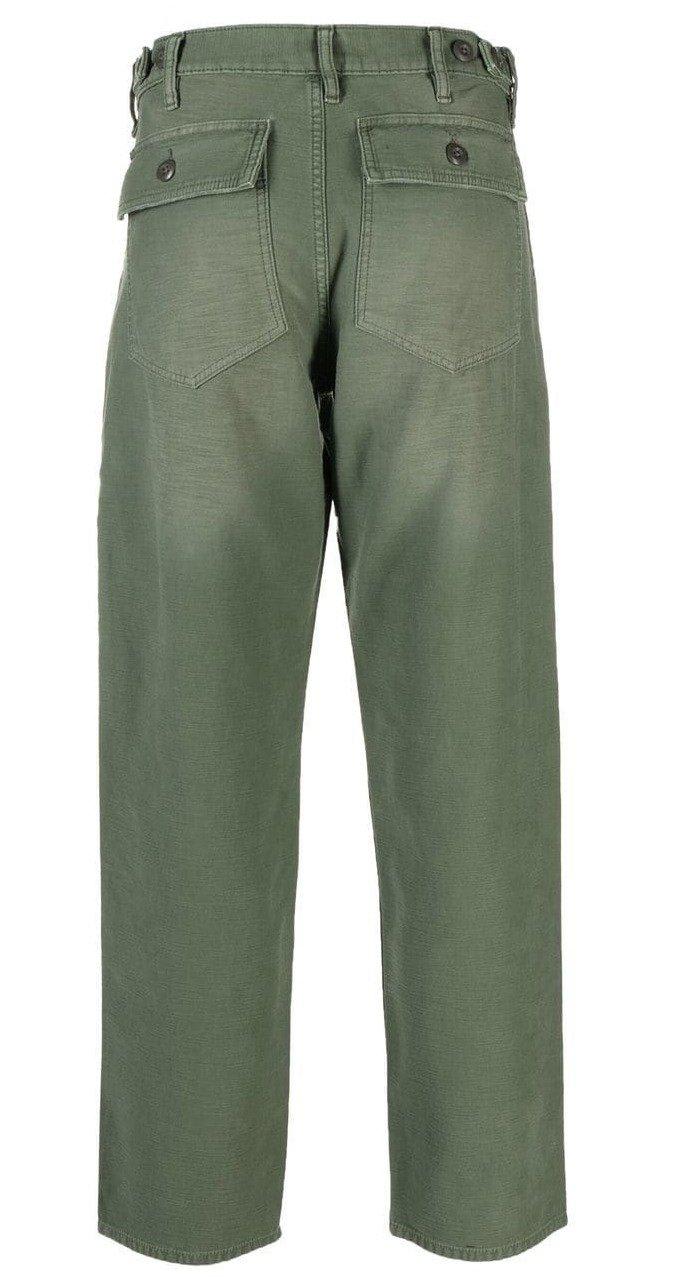 Shop Polo Ralph Lauren Belt-looped Straight-leg Trousers In Green