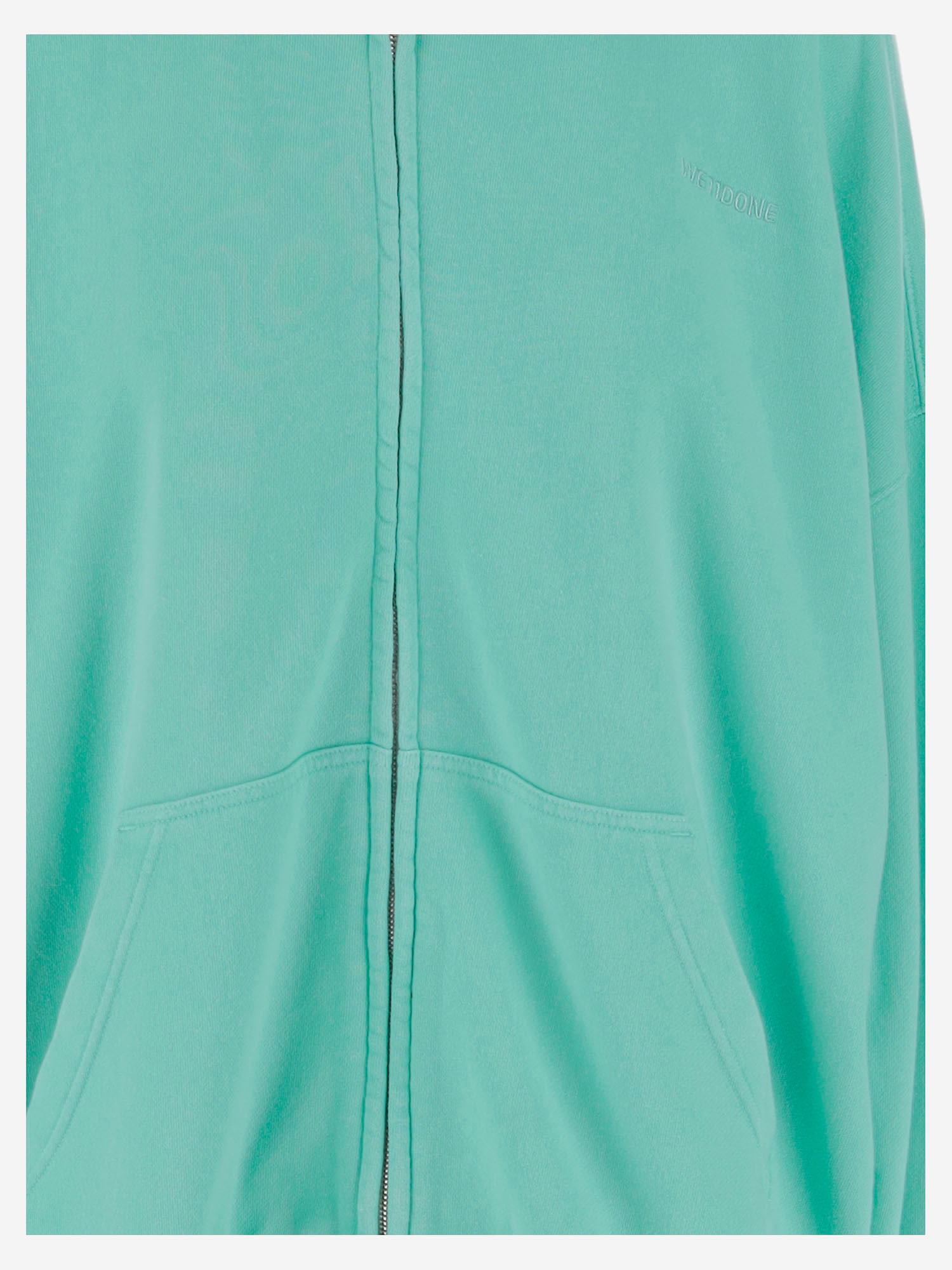 We11 Done We11done Cap Zip-up Hoodie In Green