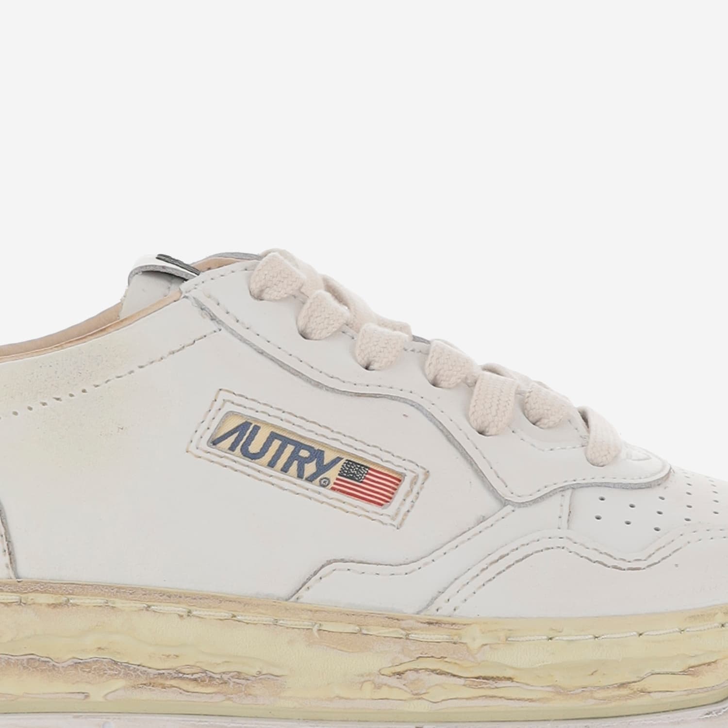 Autry Supvint Low X Mihara Yasuhiro Sneakers In White