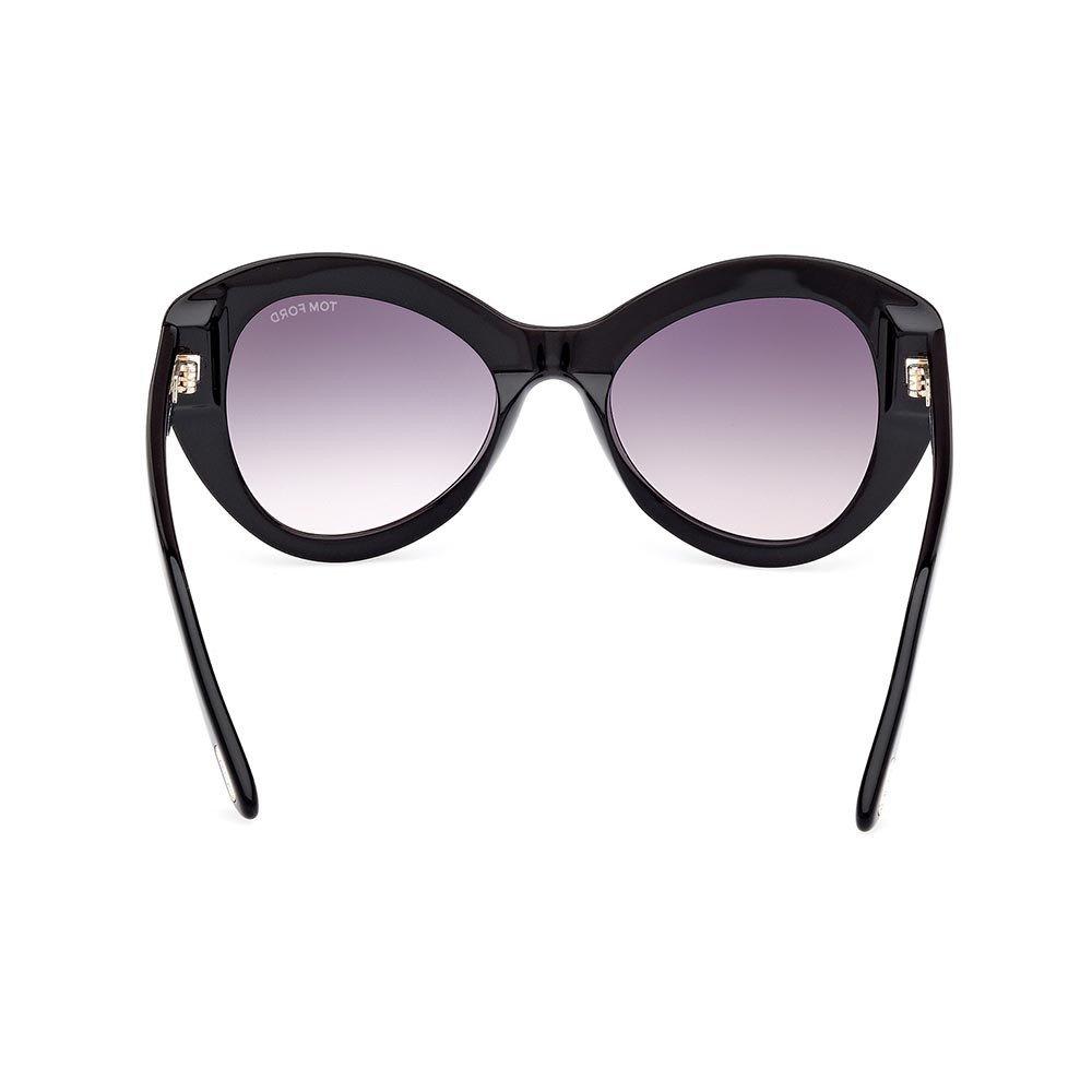 Shop Tom Ford Butterfly Frame Sunglasses In 01b