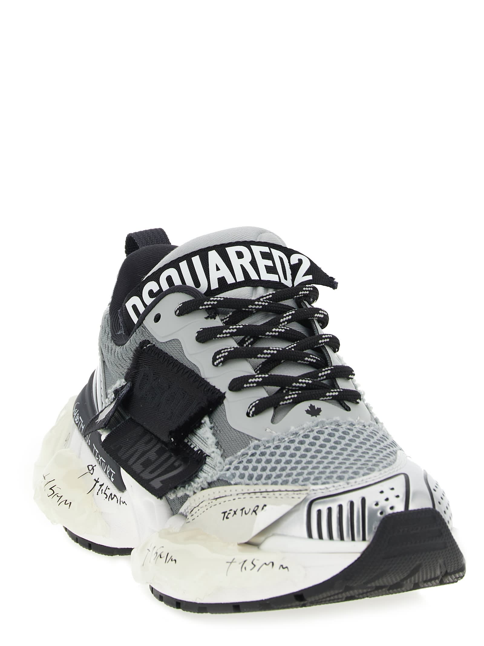 Dsquared2 Faster Sneakers Gray In Gray
