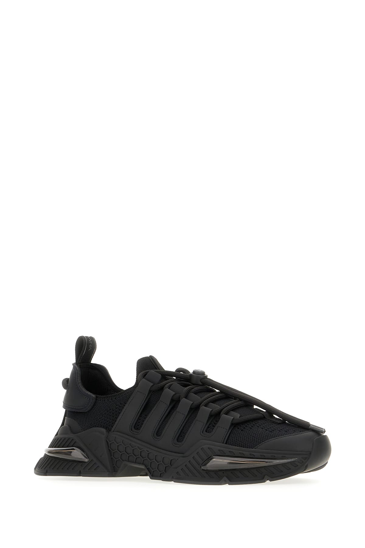 Shop Dolce & Gabbana Black Fabric Day Master Sneakers In Nero