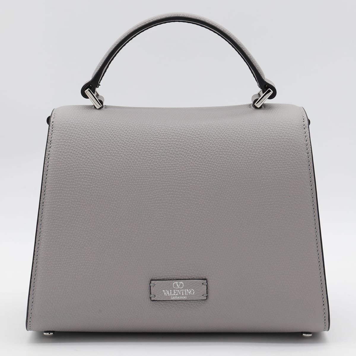 Shop Valentino Grey Small Vsling Top Handle Bag In Dove Grey