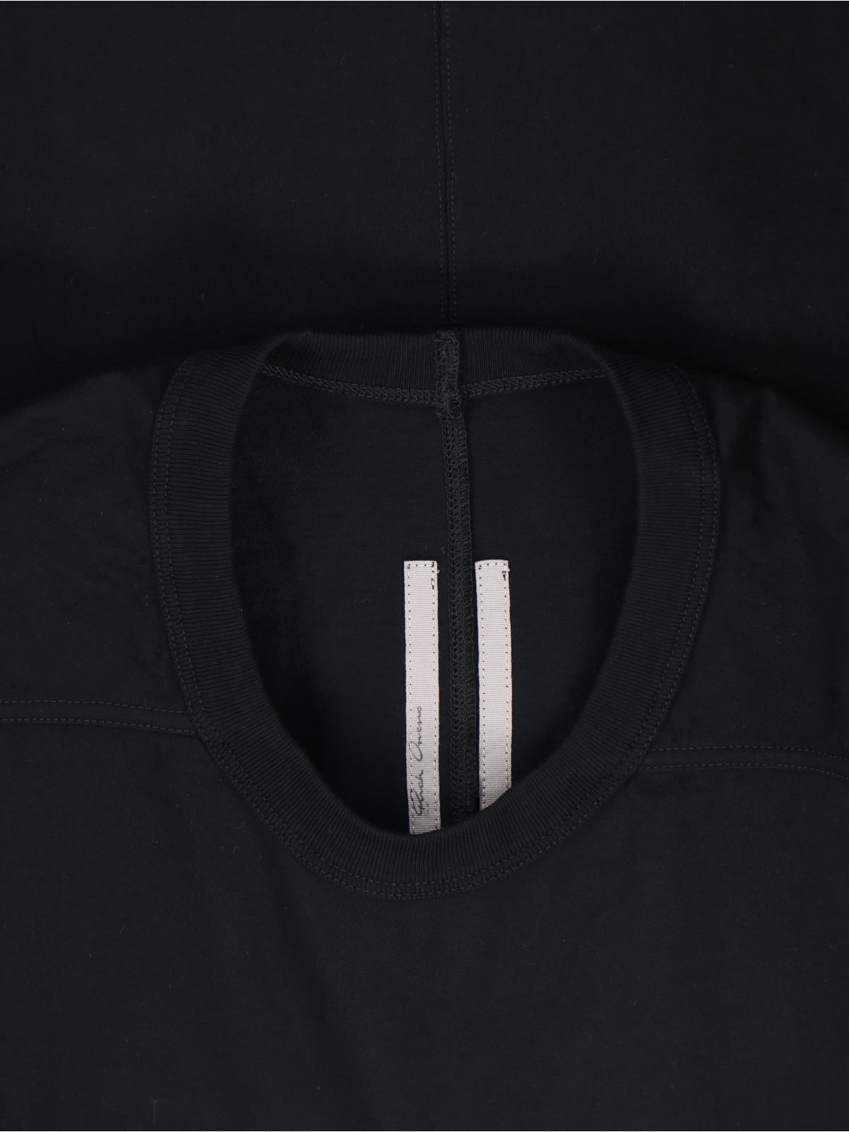 Rick Owens Black Baseball T Sweatshirt In Black