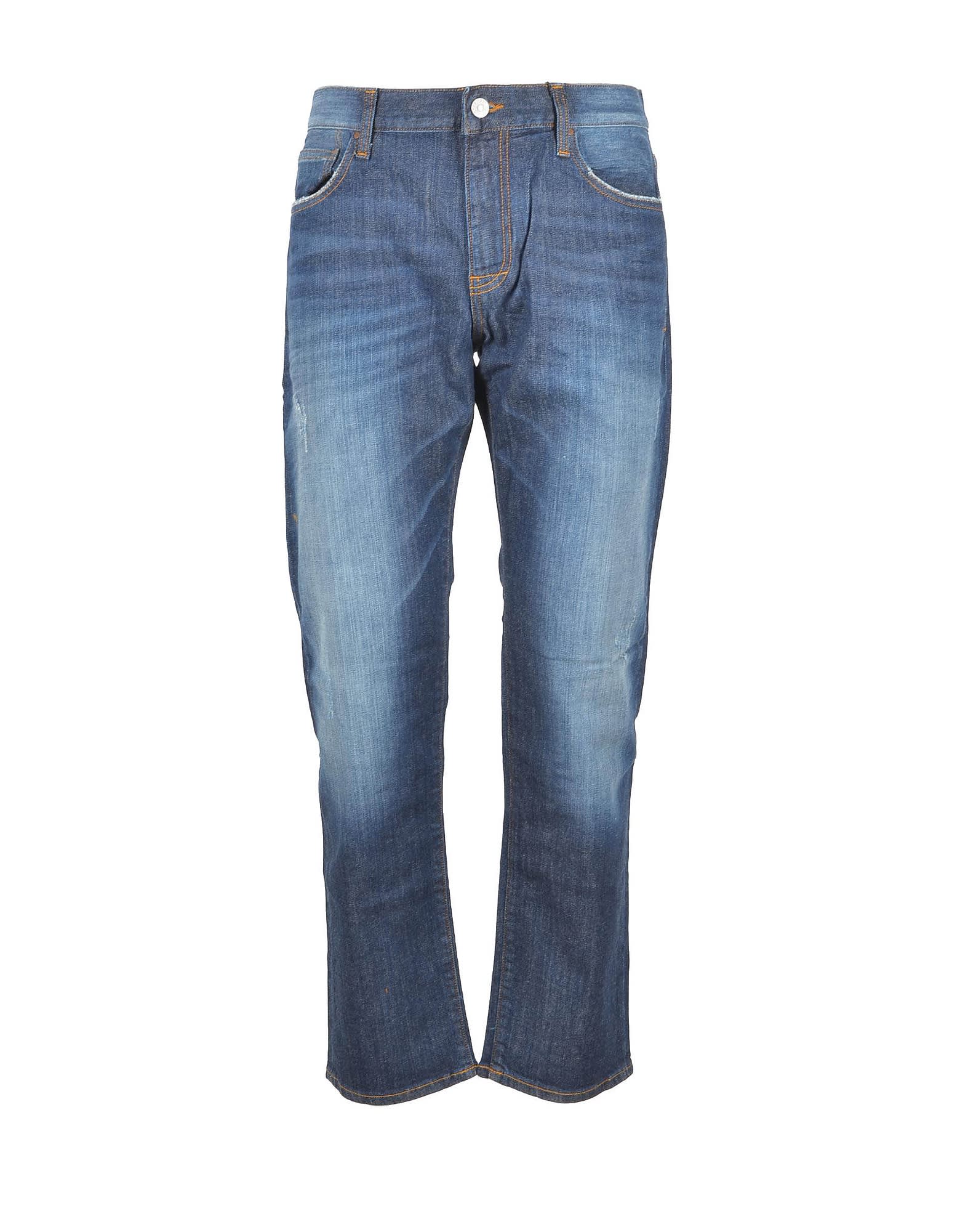 Armani Collezioni Mens Blue Jeans