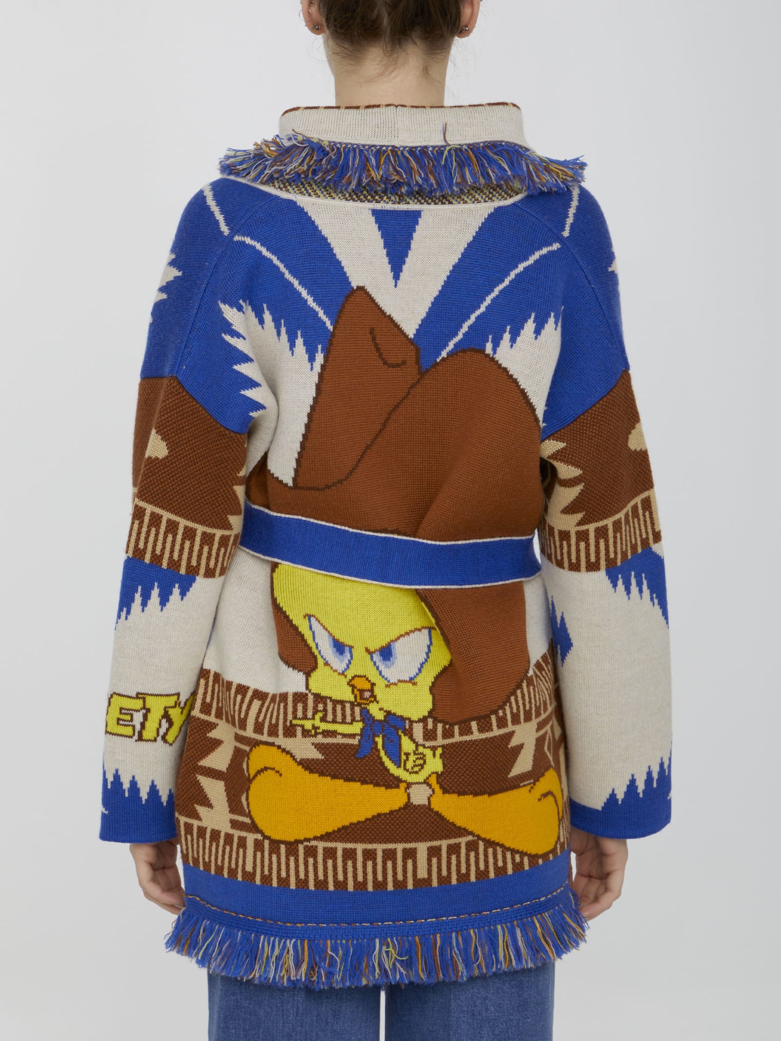 ALANUI TWEETY COWBOY ICON CARDIGAN