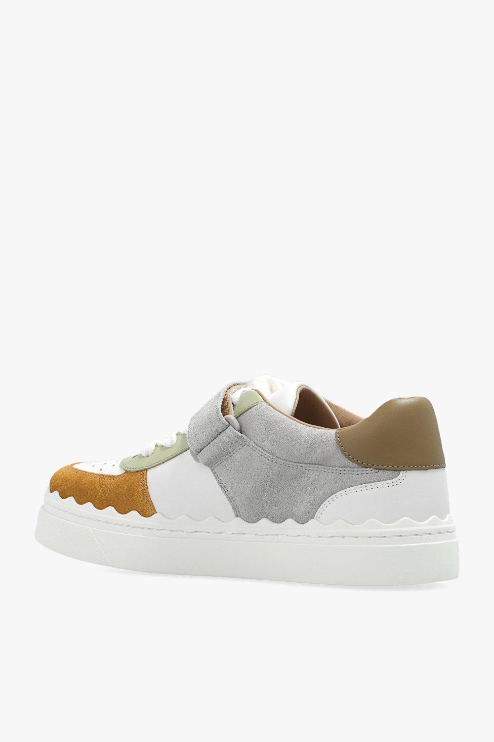 Shop Chloé Lauren Low-top Sneakers In Grey
