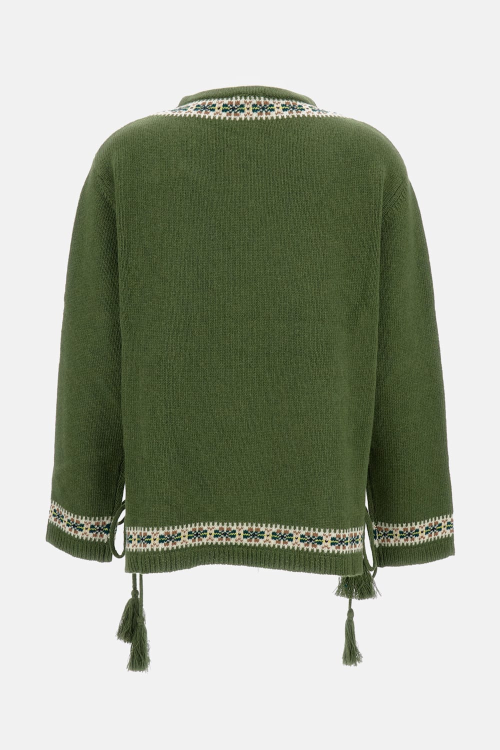 Bode Moritz Sweater In Green