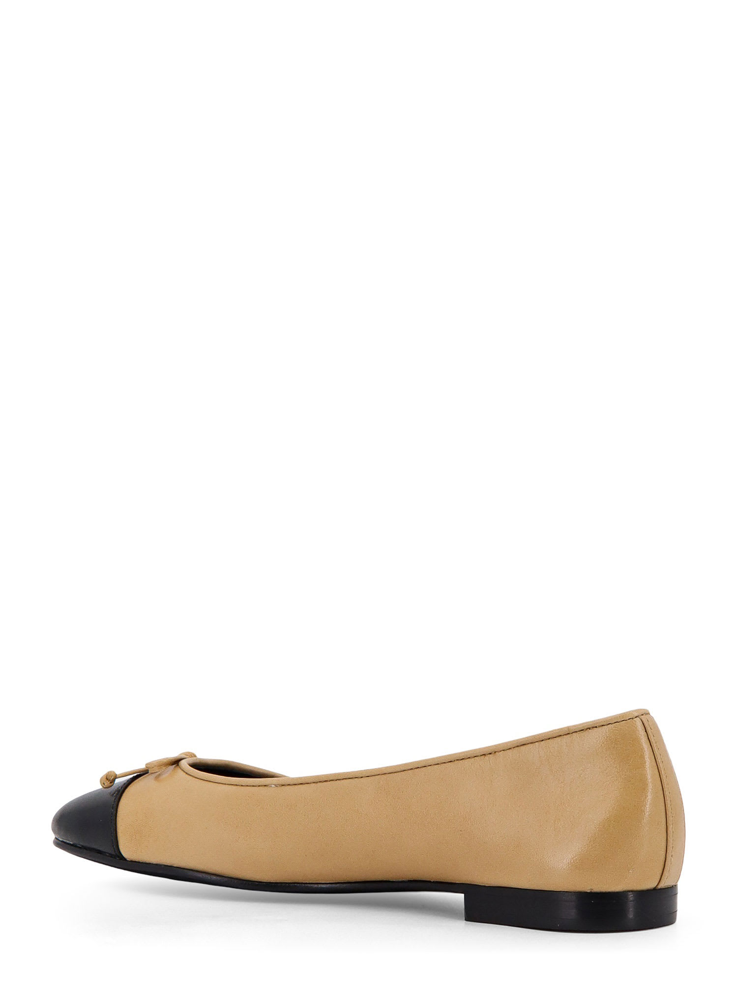 Shop Tory Burch Ballerinas In Beige