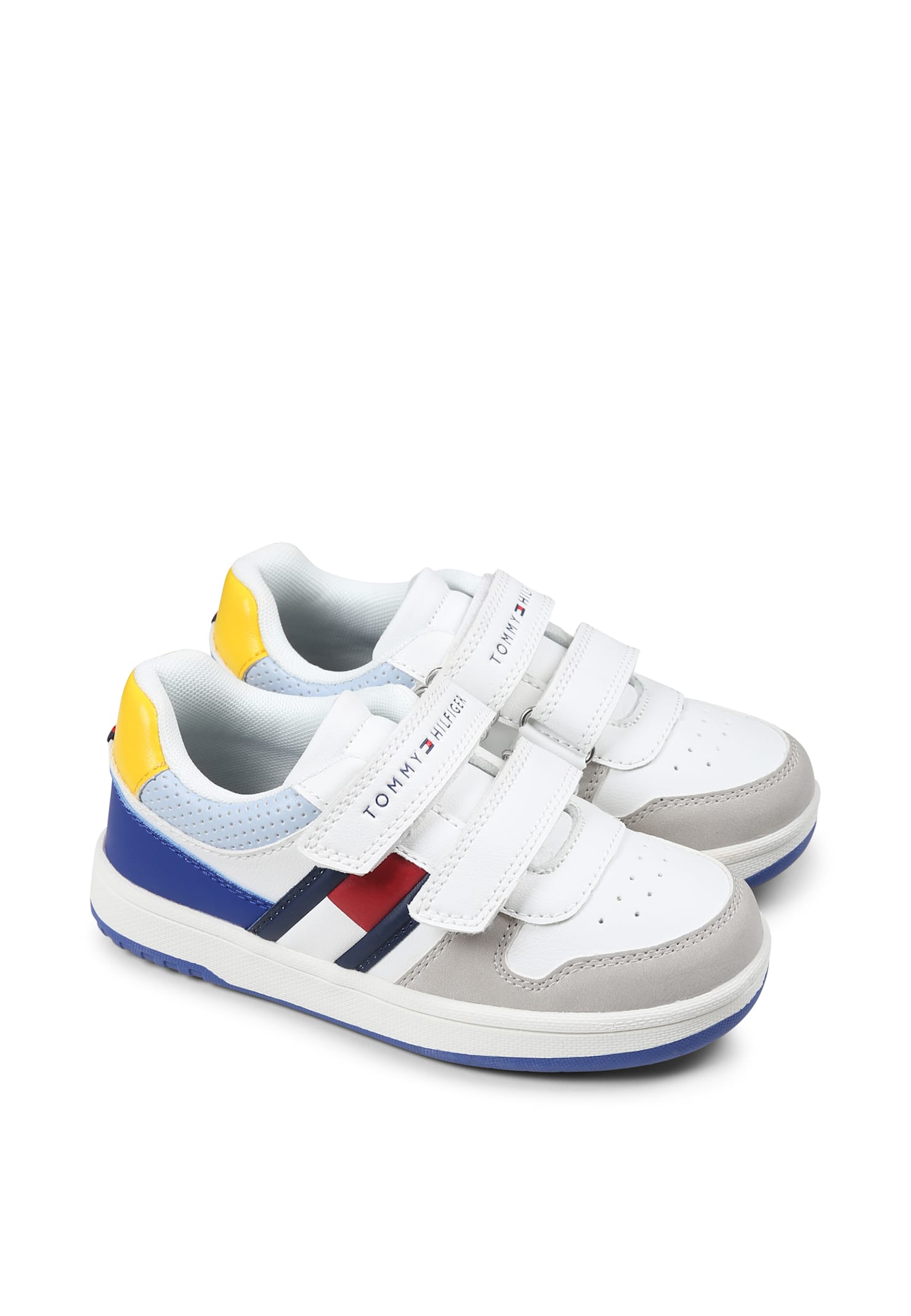 TOMMY HILFIGER MULTICOLOR SNEAKERS FOR BOY WITH LOGO