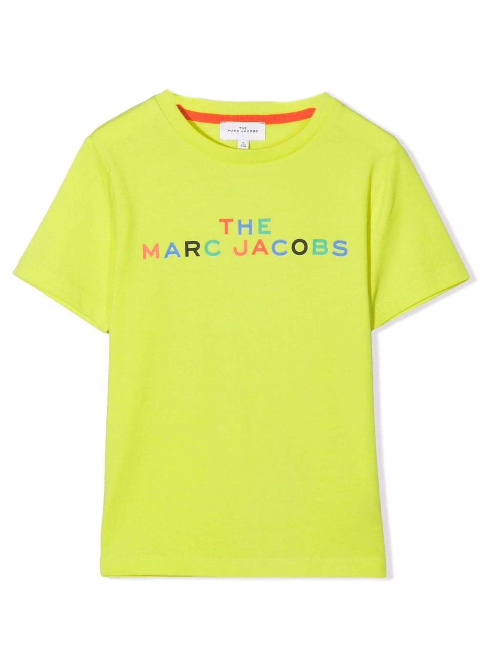 Marc Jacobs Yellow Cotton Tshirt
