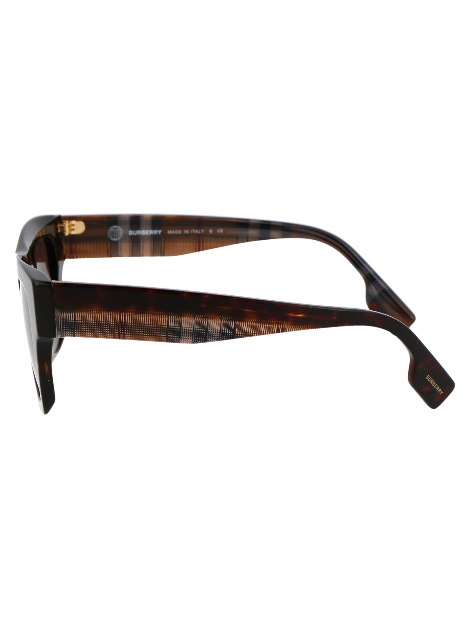Shop Burberry Eyewear Ernest Sunglasses In 399173 Dark Havana