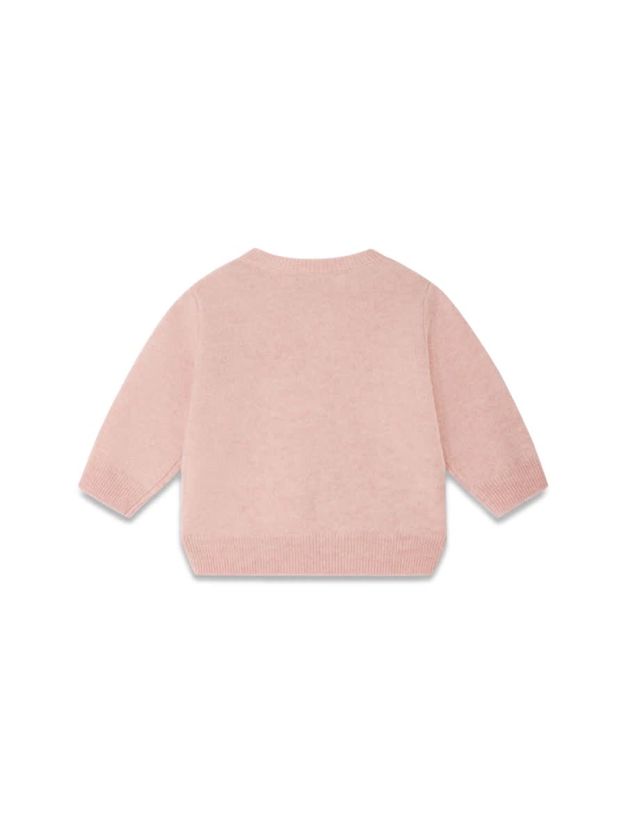 Bonpoint Almire Cherry-jacquard Jumper In Pink