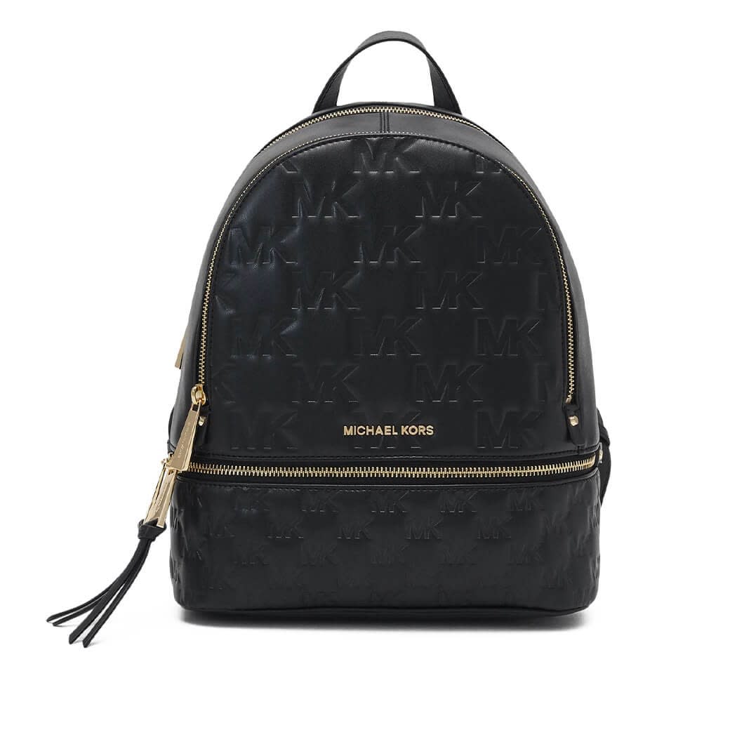Michael Kors Rhea Monogram Black Backpack
