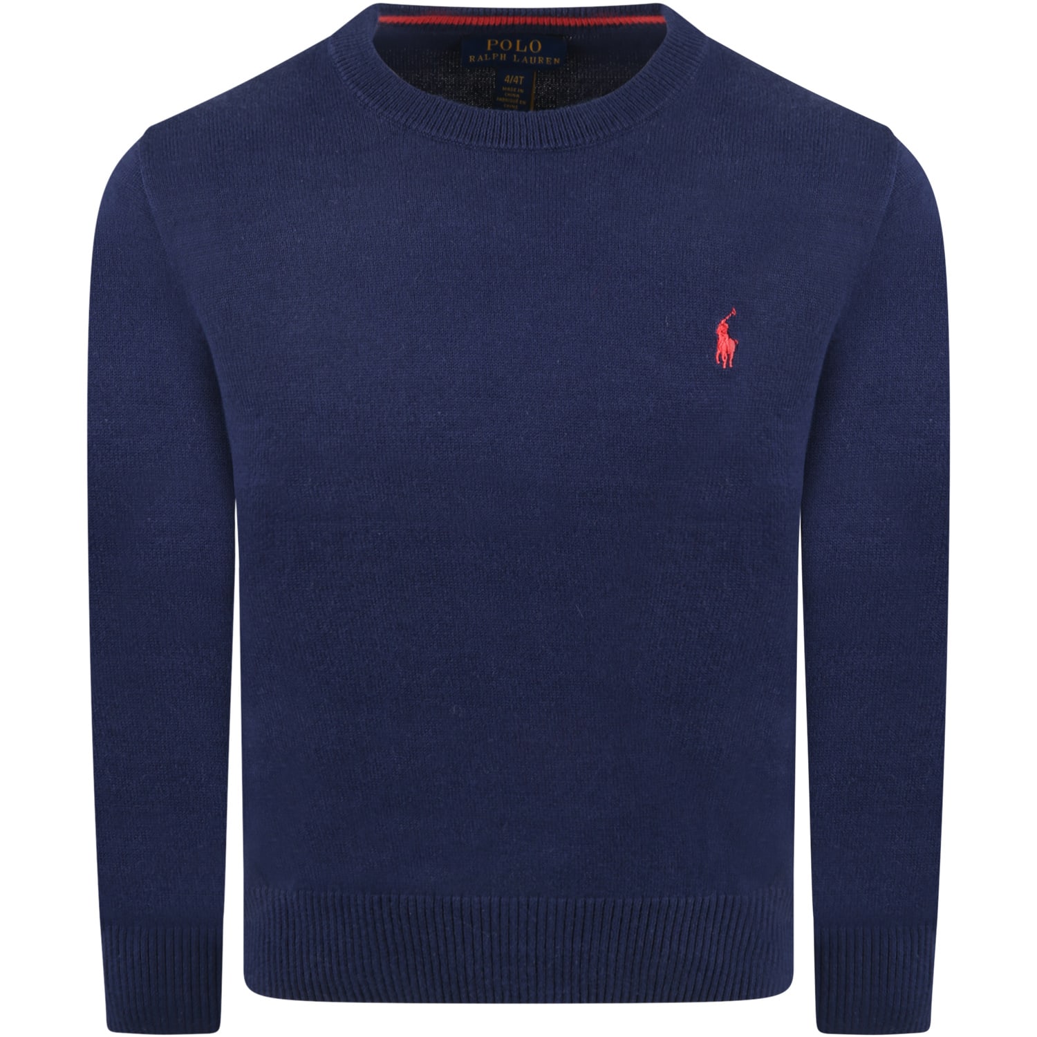 Ralph Lauren Blue Sweater For Boy With Pony Logo