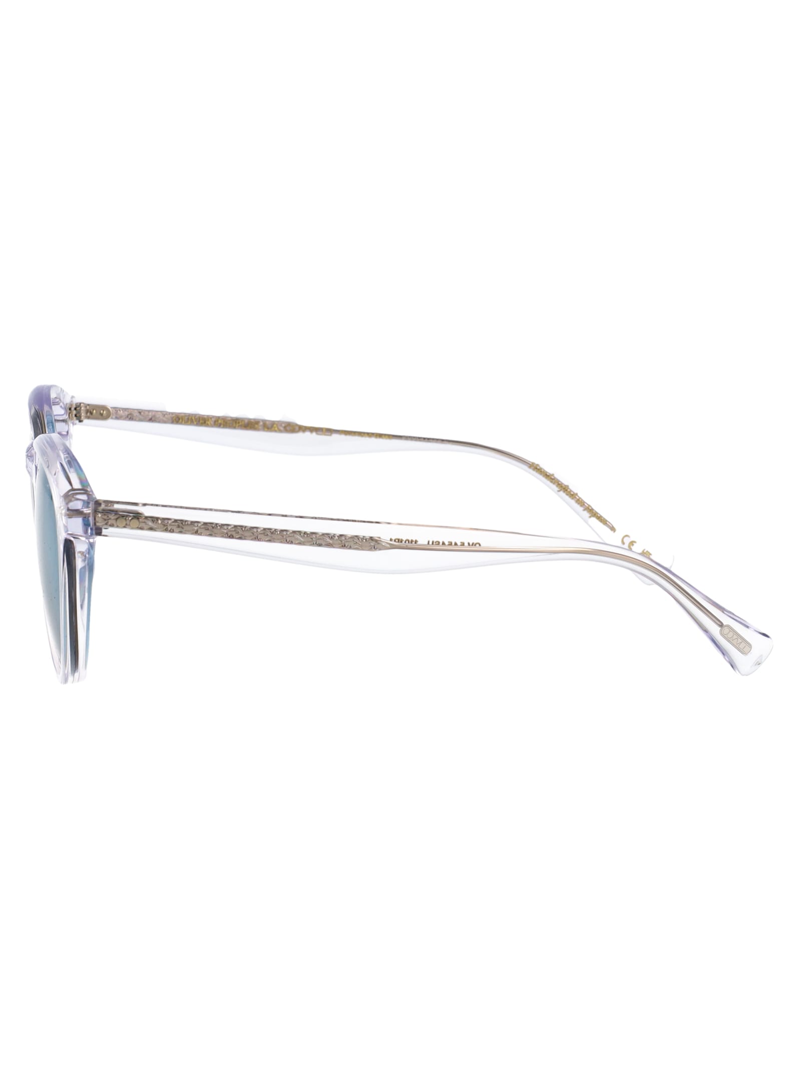 Oliver Peoples Desmon Wayfarer Sunglasses In Metallic
