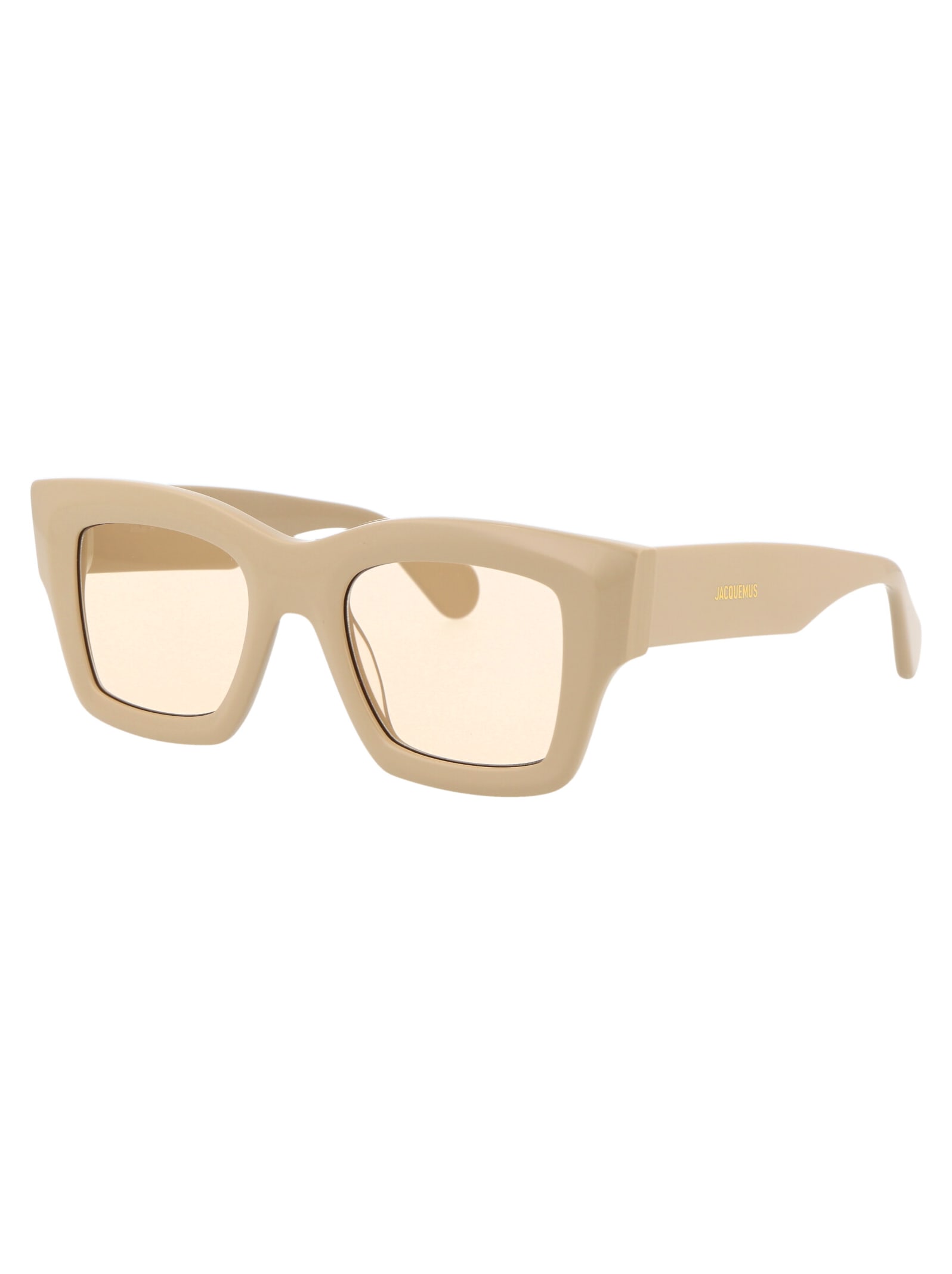 Jacquemus Les Lunettes Baci Sunglasses In Beige