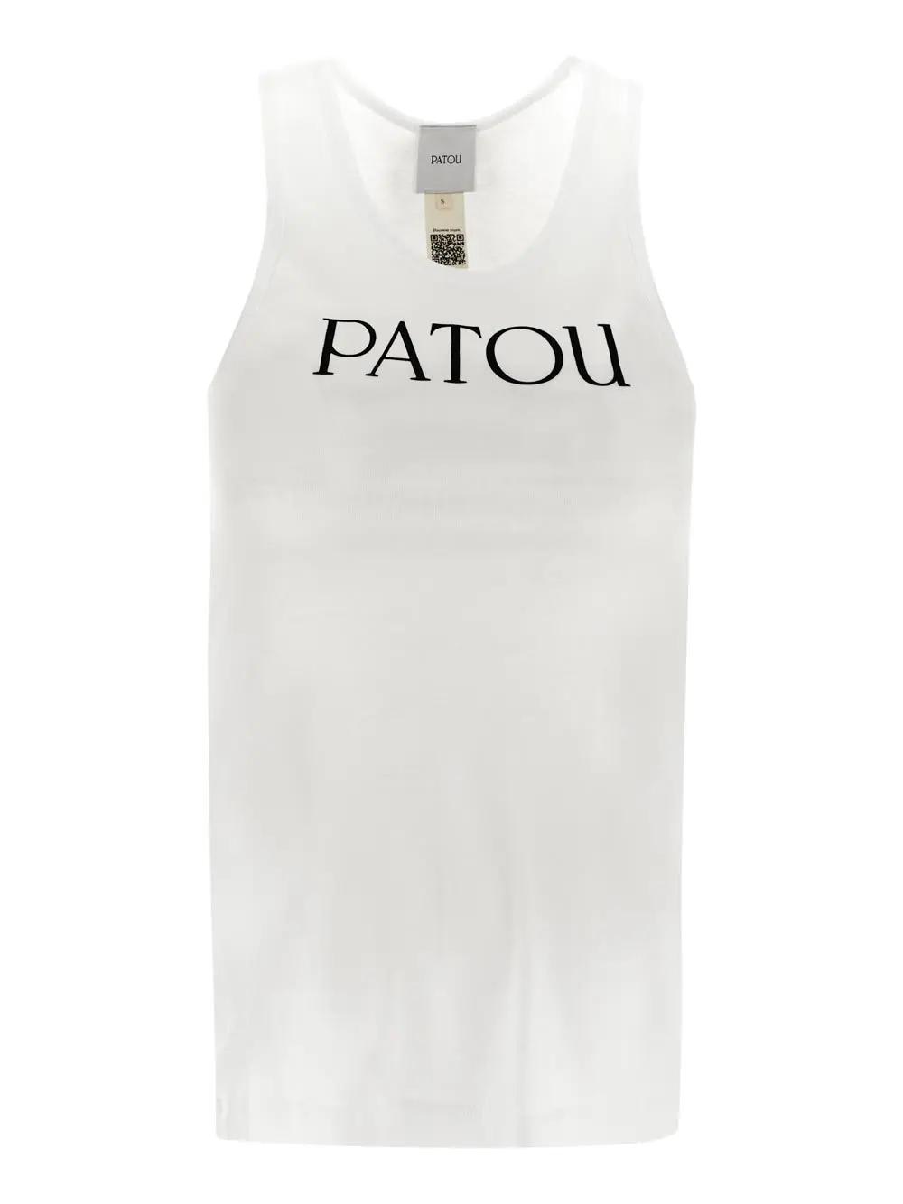 Shop Patou Iconic Tank Top In White