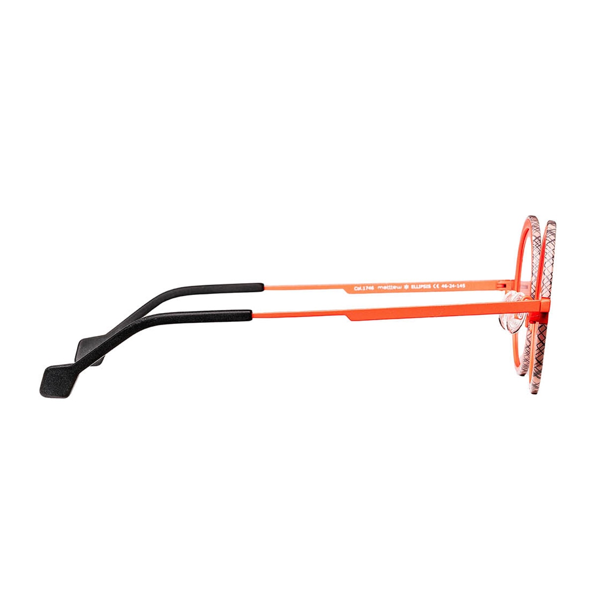 Matttew Ellipsis 1746 Arancione Corallo Glasses In Orange